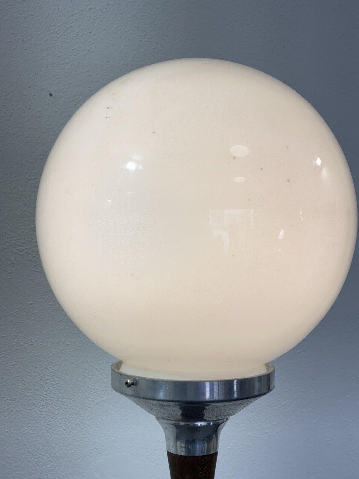 Teak Floor Lamp Globe Modern Design 1969's For Sale 3