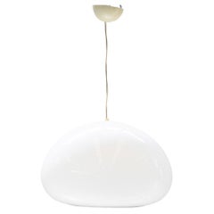 Black and white ceiling lamp  by Pier James and Achilles 					Castiglioni pe