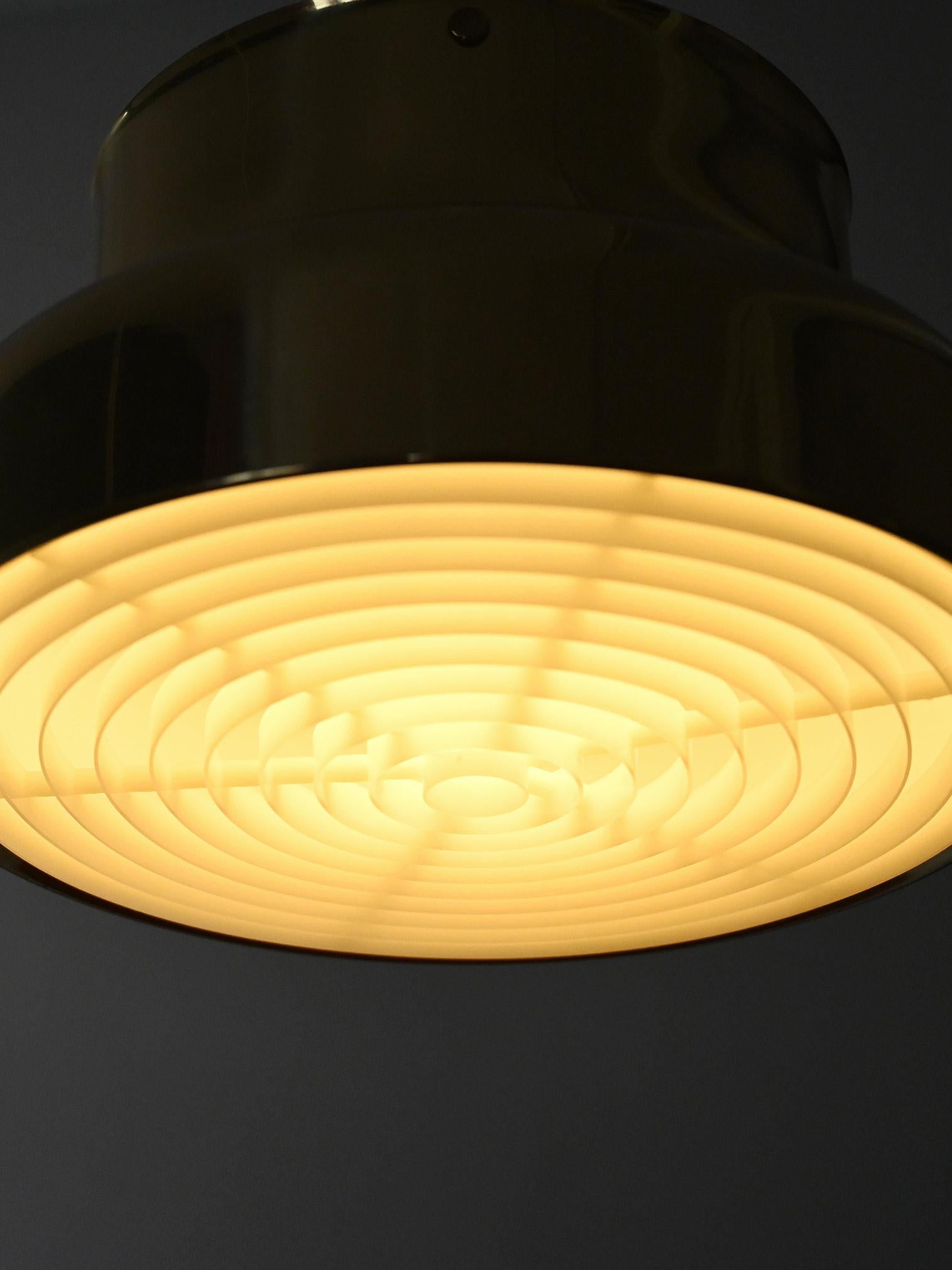 Swedish Plafonnier Bumling en laiton par Anders Pehrson en vente