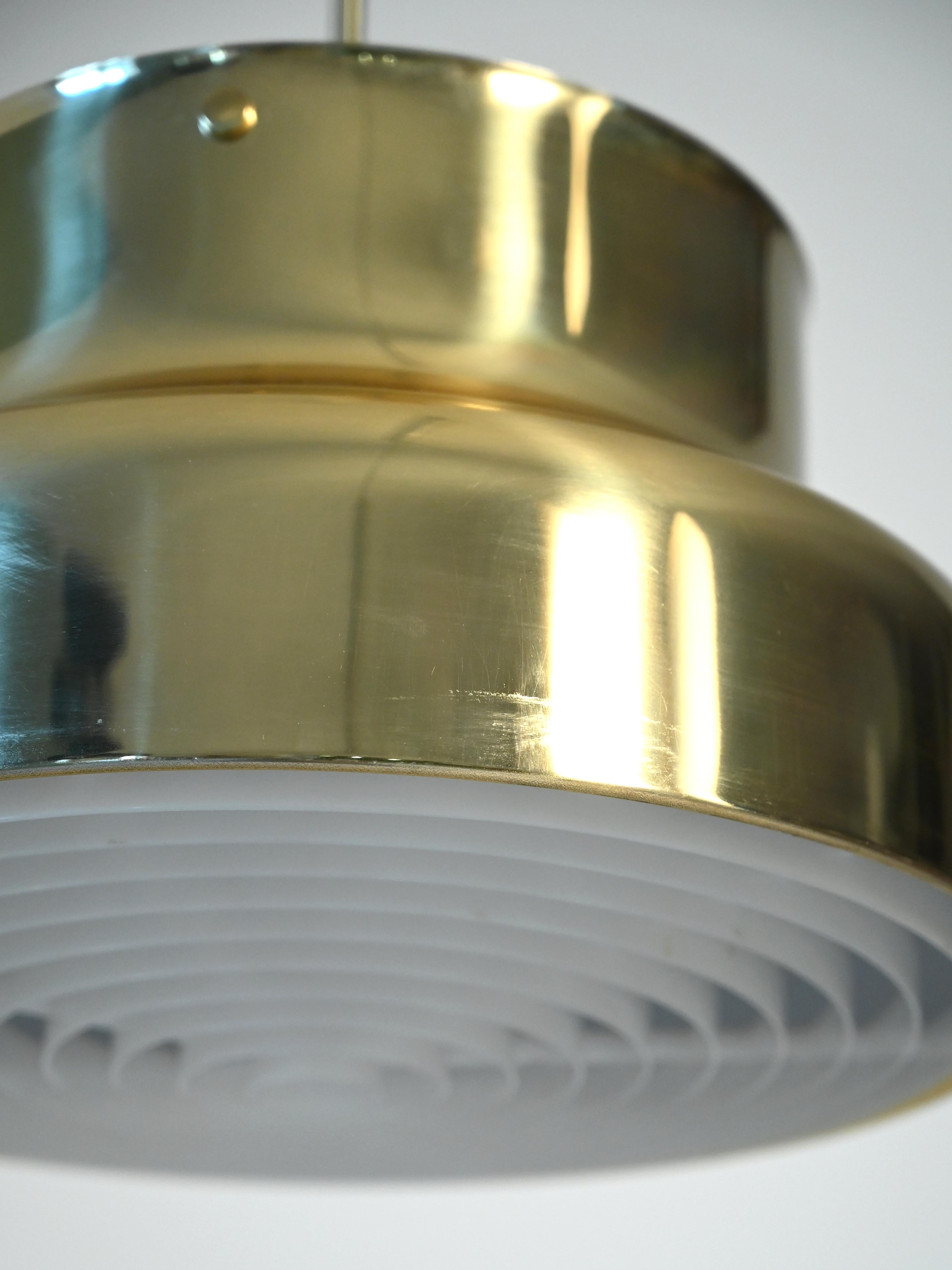 Ottone Lampada da soffitto Bumling in ottone di Anders Pehrson in vendita