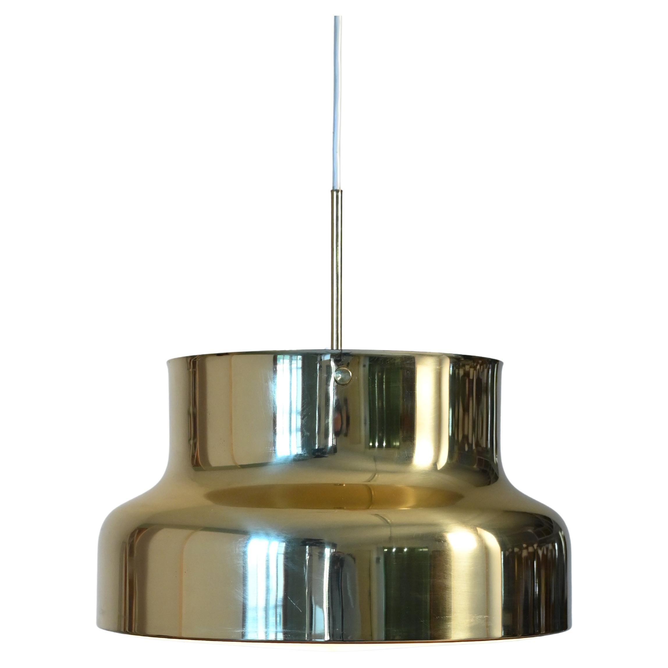 Lampada da soffitto Bumling in ottone di Anders Pehrson
