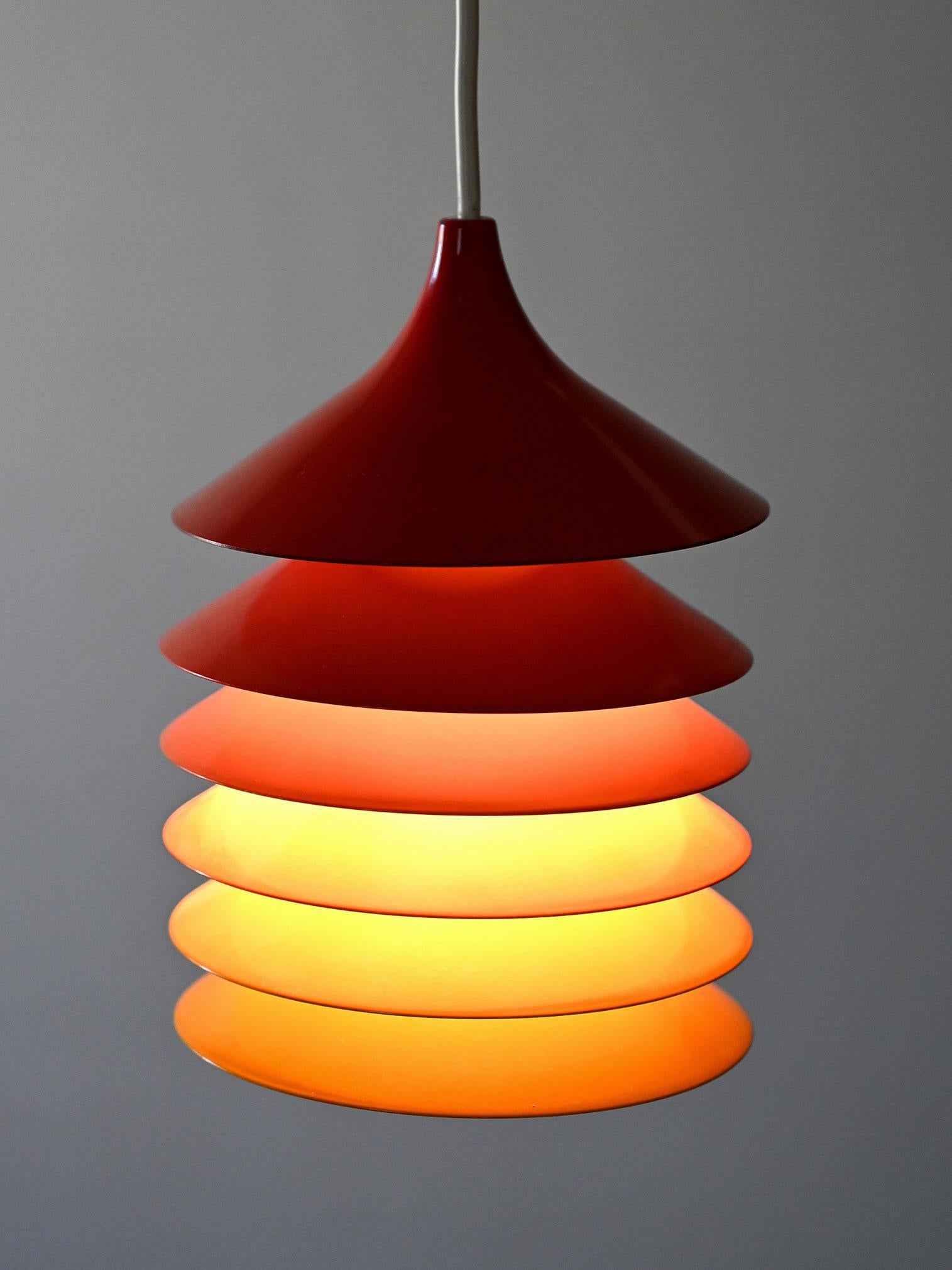 Scandinavian Modern Bent Gantzel-Boysen Ceiling Lamp For Sale