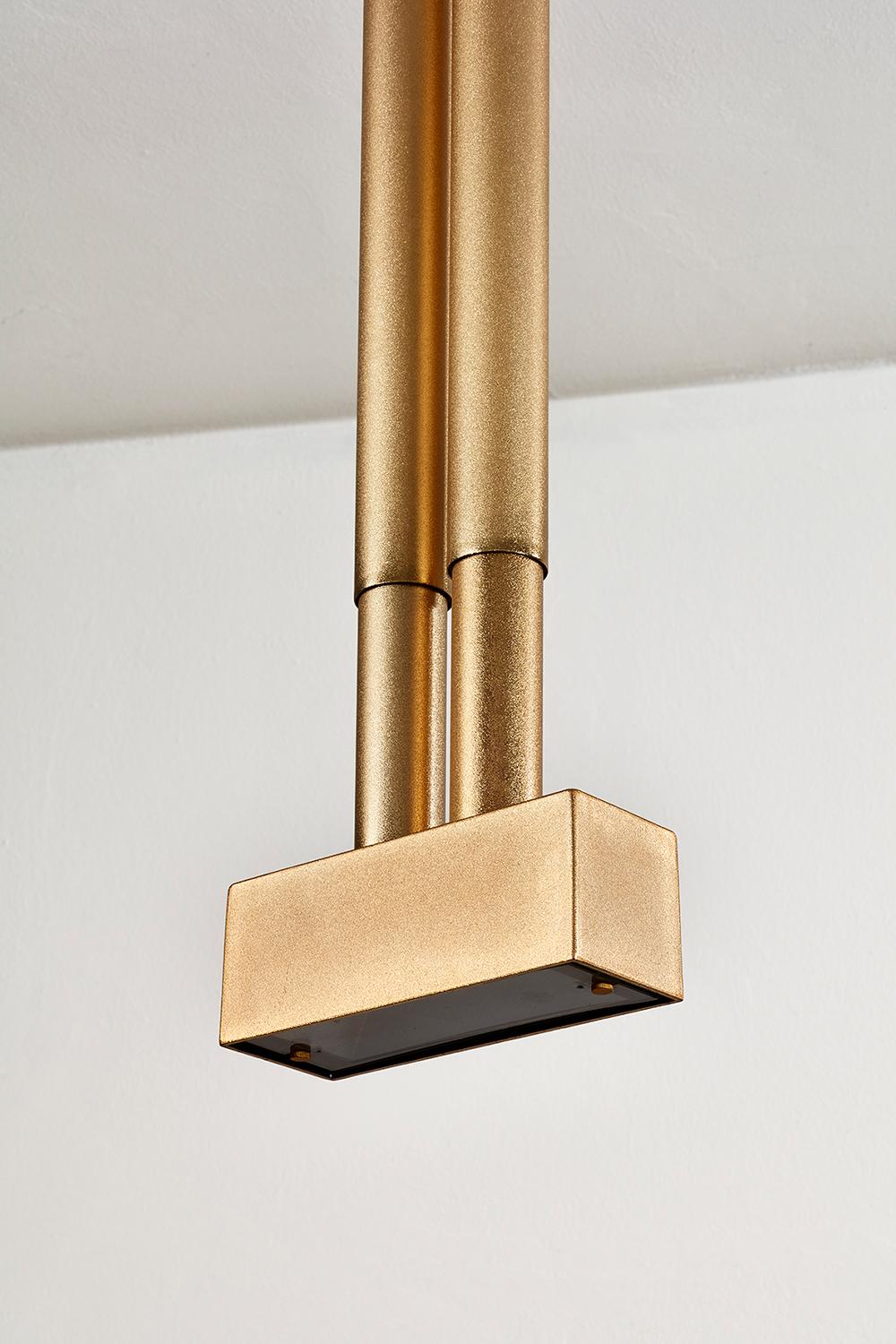 Italian Lampada da soffitto Mallet di Roberto Giocoli e prodotta da Sirrah nel 1985. in vendita