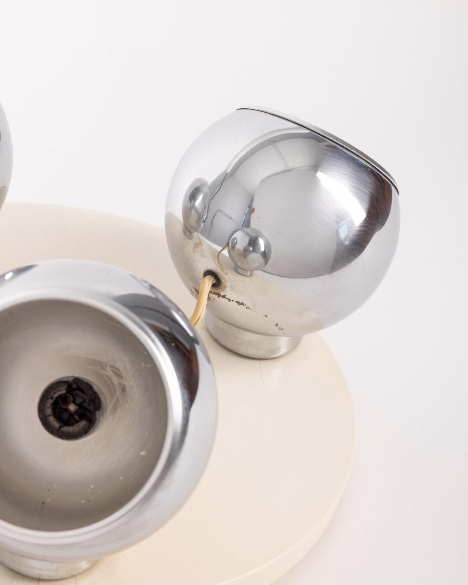 Lampada da soffitto o parete vintage anni 70 Space Age design Italiano In condizioni buone in vendita a None, IT