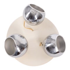 Vintage 70s Space Age ceiling or wall lamp Italian design