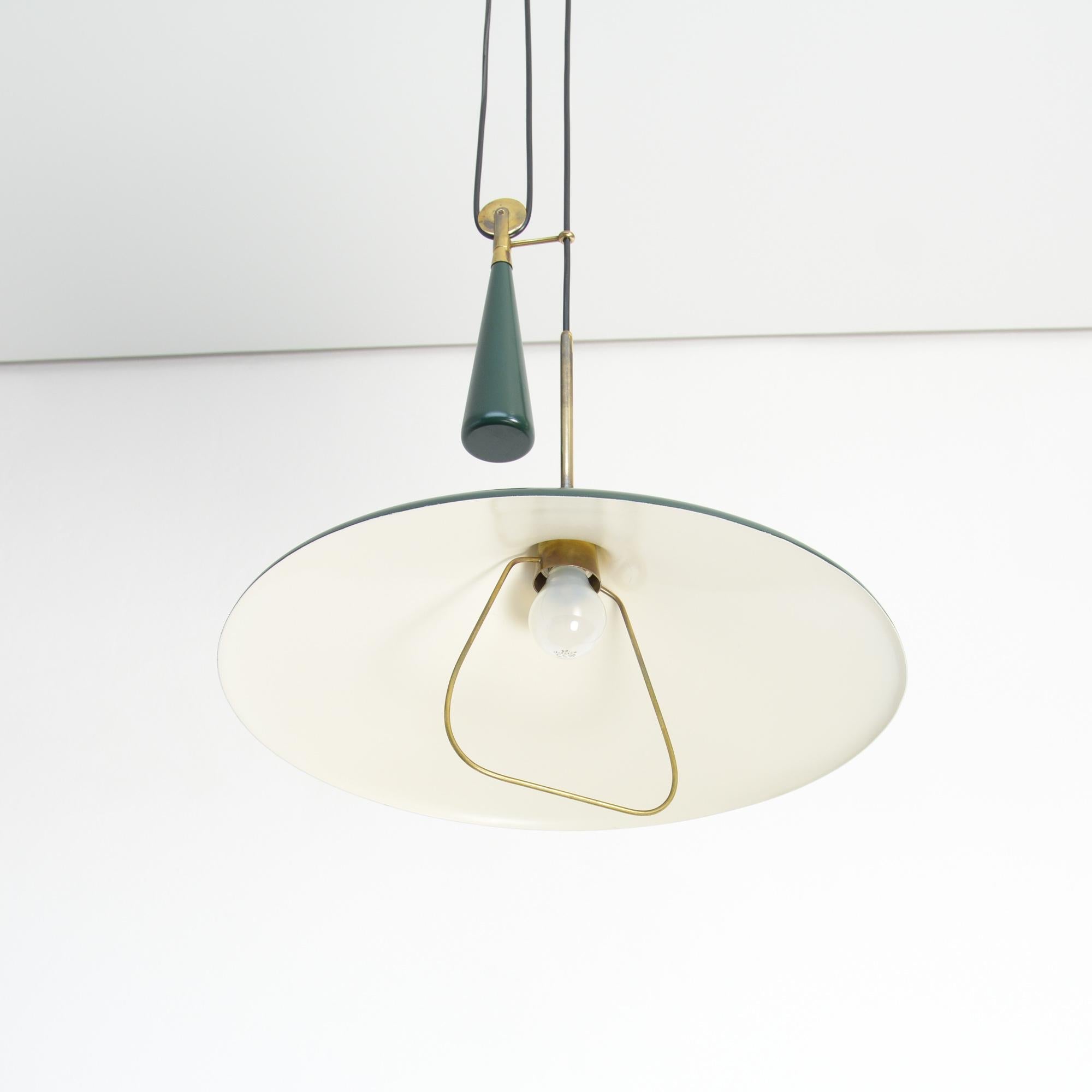 Lampada da Soffitto, Pendant Lamp, Mod. 12126 by Angelo Lelii for Arredoluce, 19 3