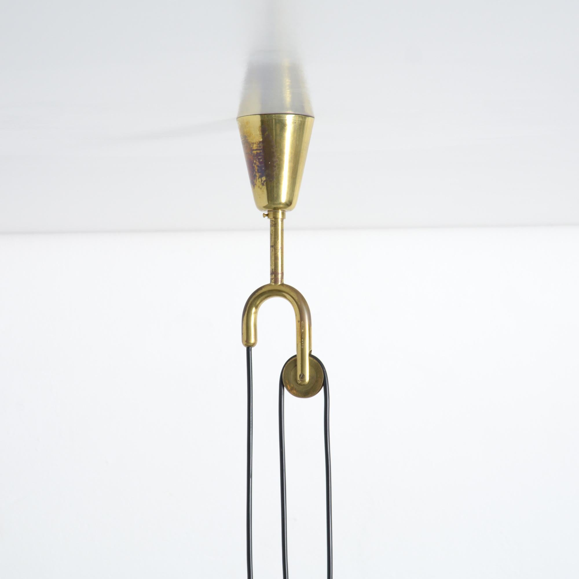Italian Lampada da Soffitto, Pendant Lamp, Mod. 12126 by Angelo Lelii for Arredoluce, 19
