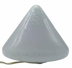 Murano Glass Cone Shaped Table Lamp, Italy 1980s
