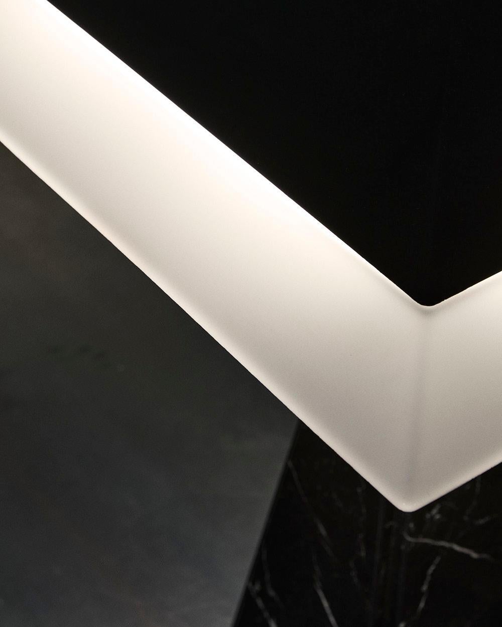 Metal Lampada da tavolo 'Abat Jour' disegnata da Cini Boeri per Arteluce, poi Tronconi For Sale