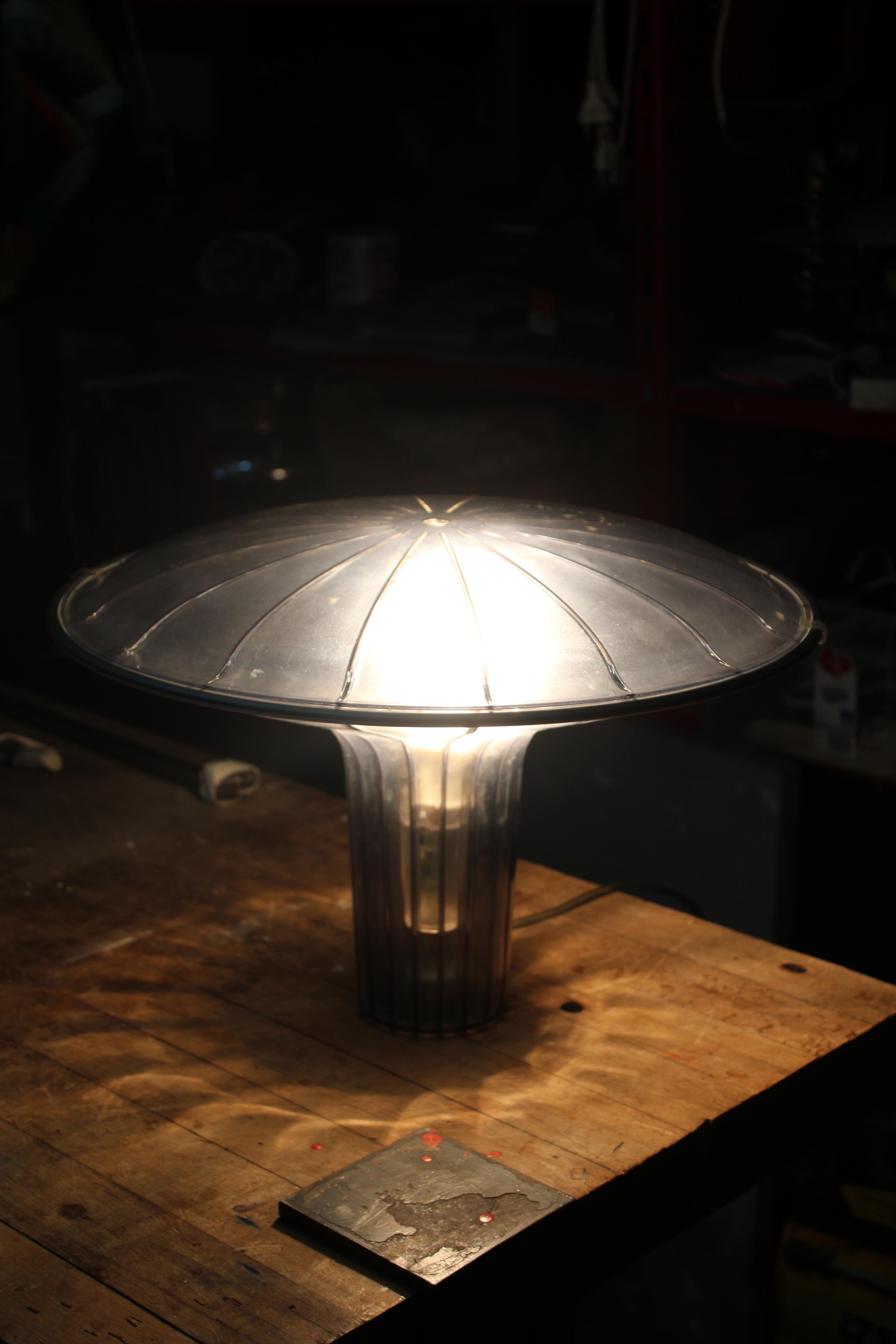 Agaricon Luceplan Table Lamp Ross Lovegrove 2001 Design Italy Touch For Sale 3