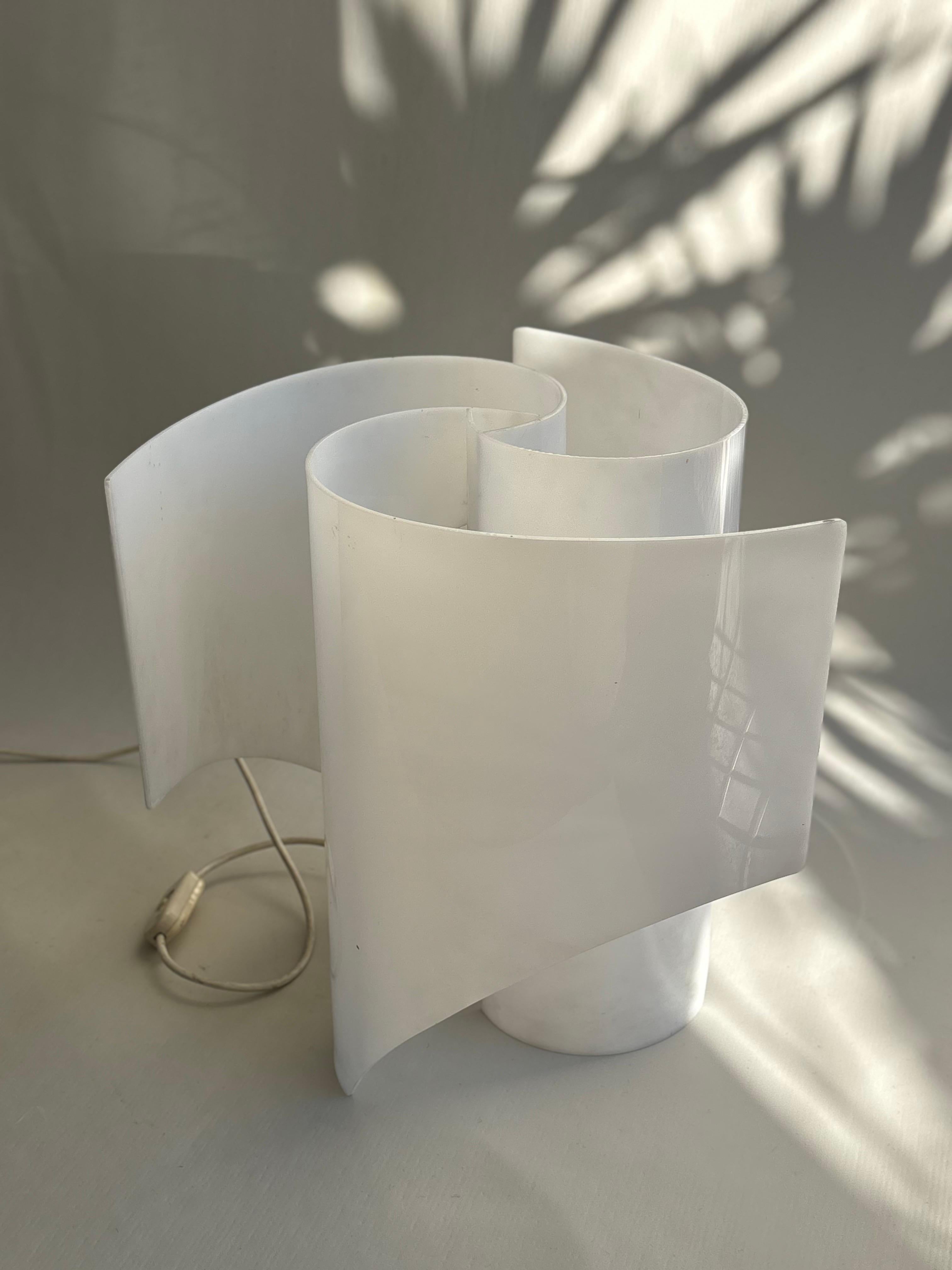Lampada da tavolo ''Anemone'' di Piero Bocci per Valenti Luce, Años 60 Moderno de mediados de siglo en venta