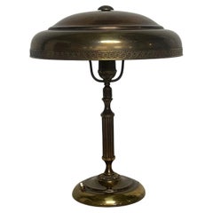 Lampada da tavolo anni '40 in ottone