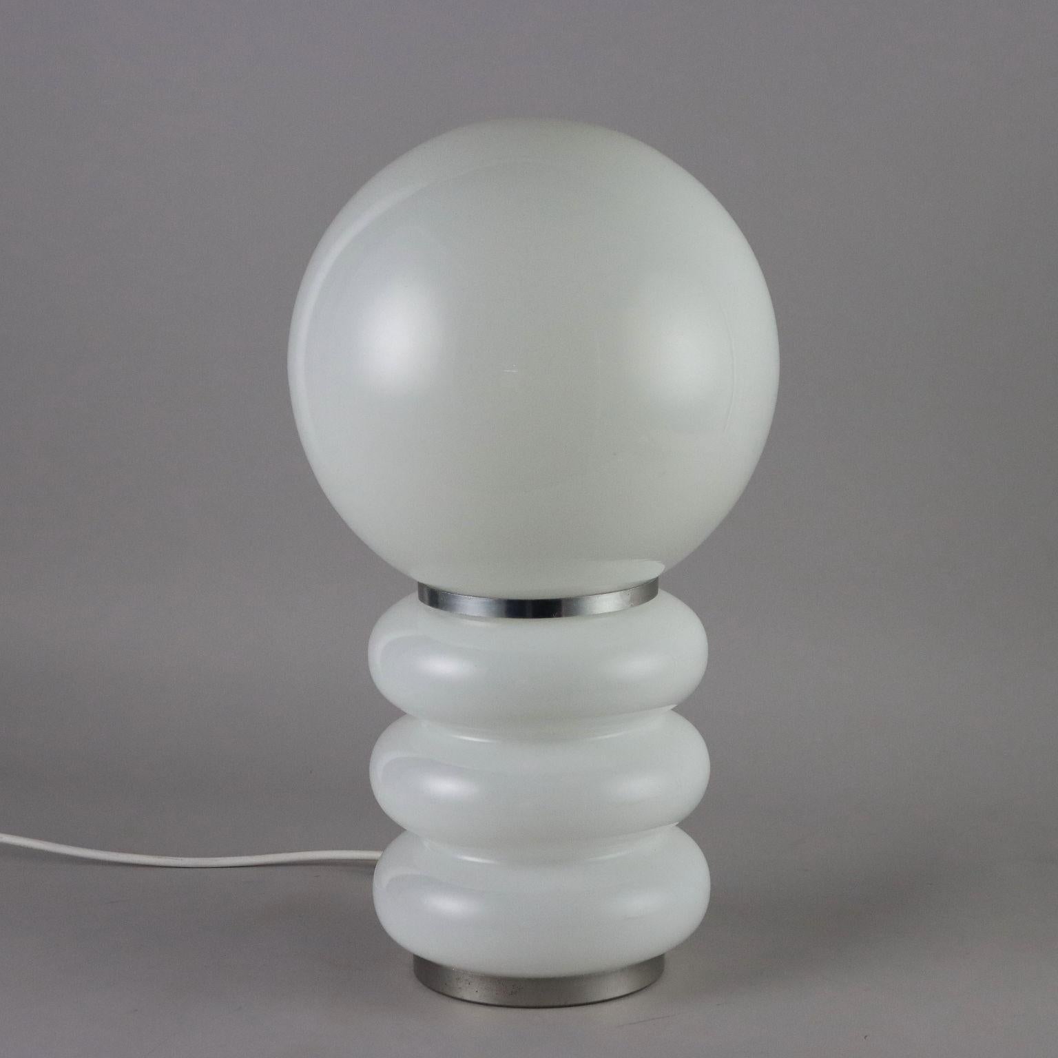 Polychromé Lampe de table des années 60-70 en vente