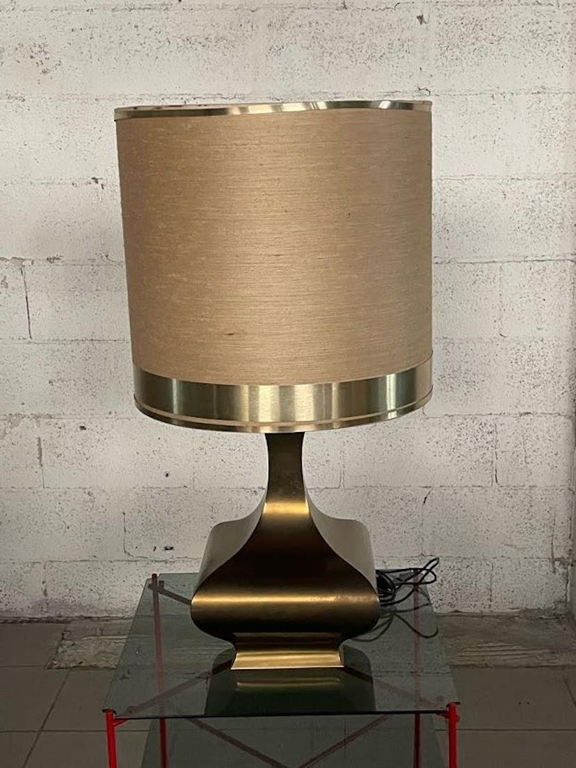 1970s brass table lamp For Sale 3