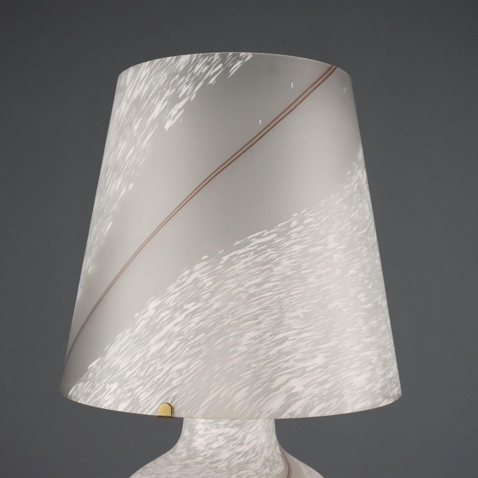 Lámpara de mesa de cristal de Murano de los años 70 Cristal de Murano en venta