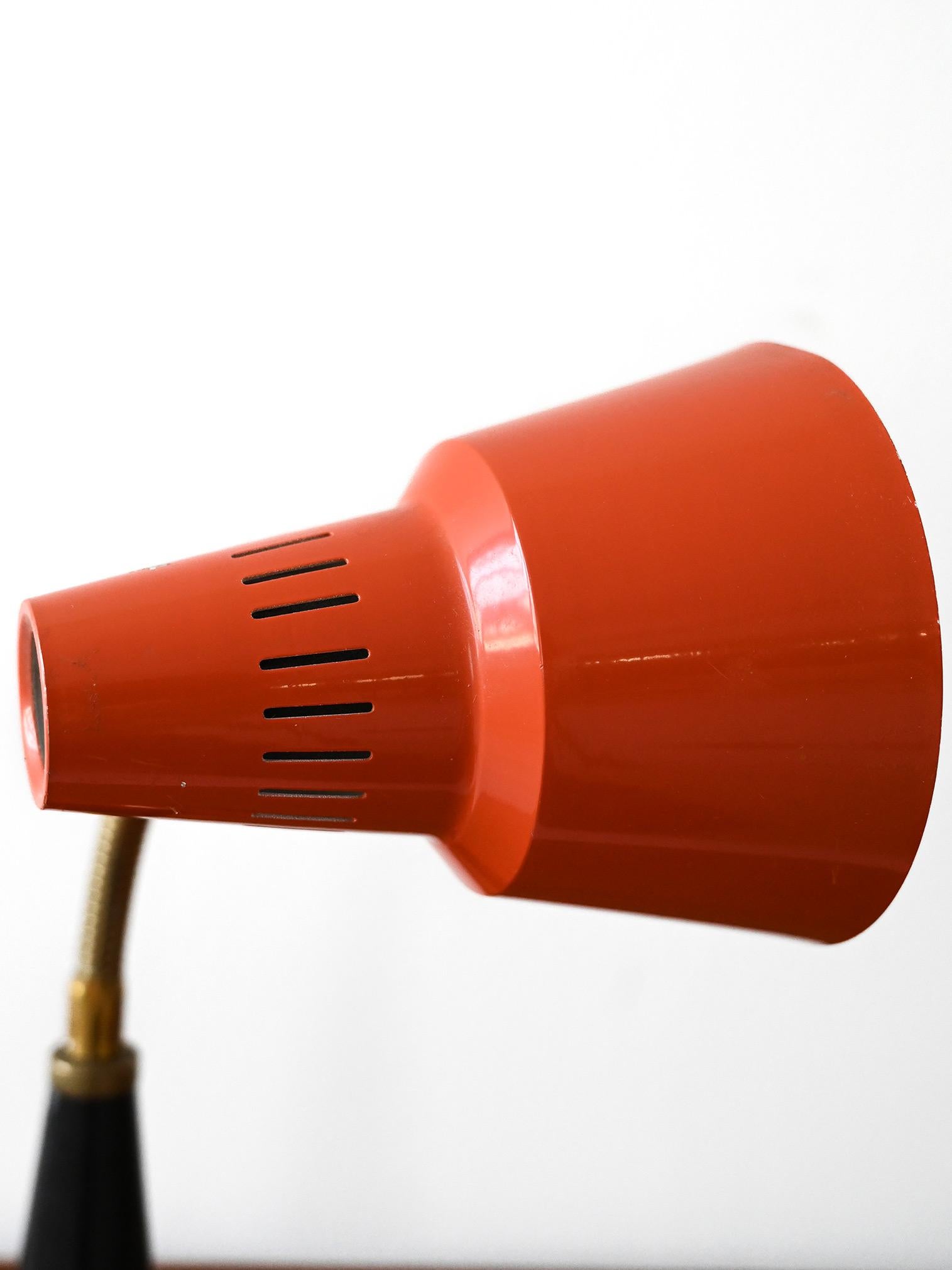 Mid-20th Century Orange table lamp For Sale