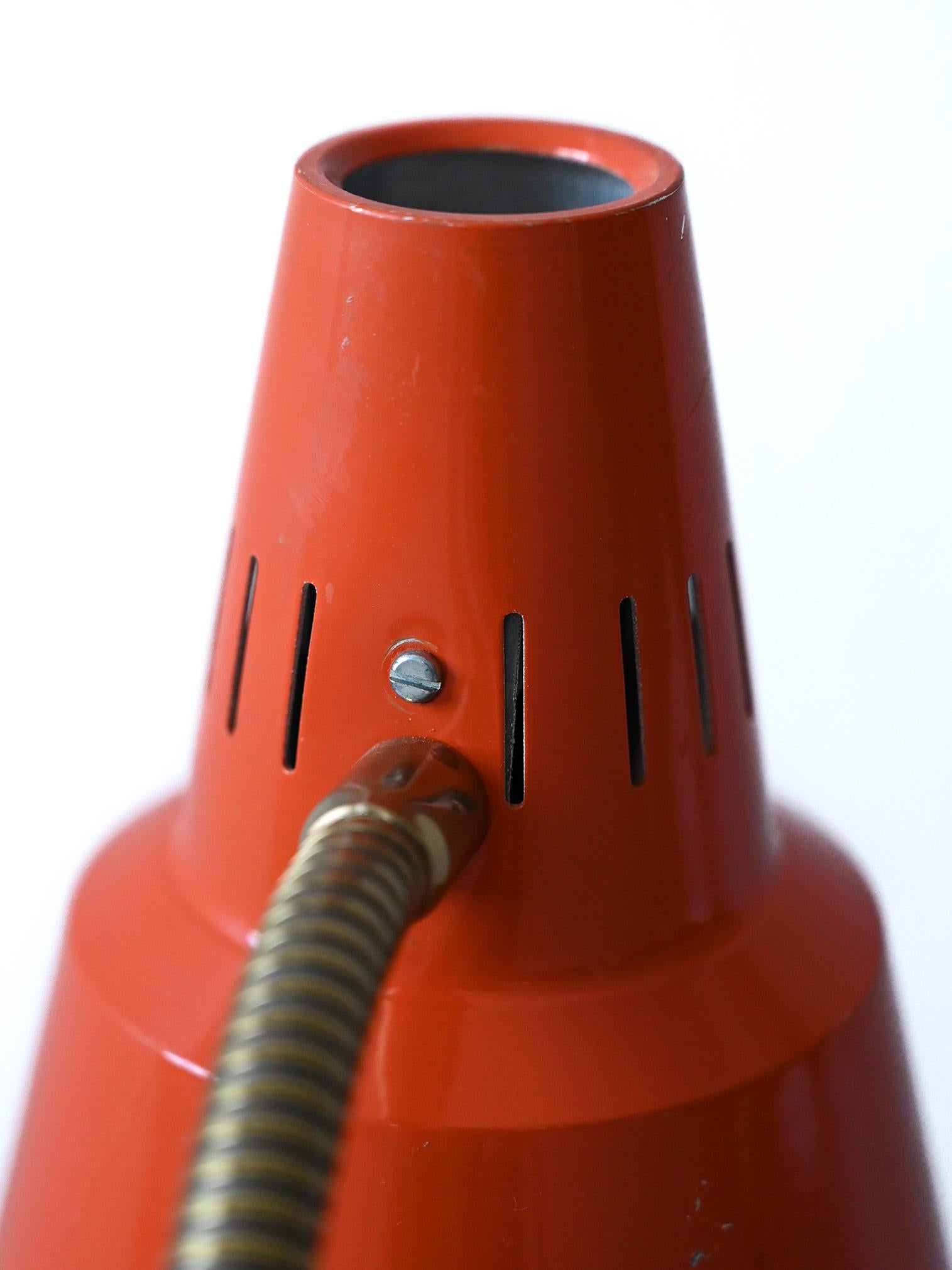 Orange table lamp For Sale 1