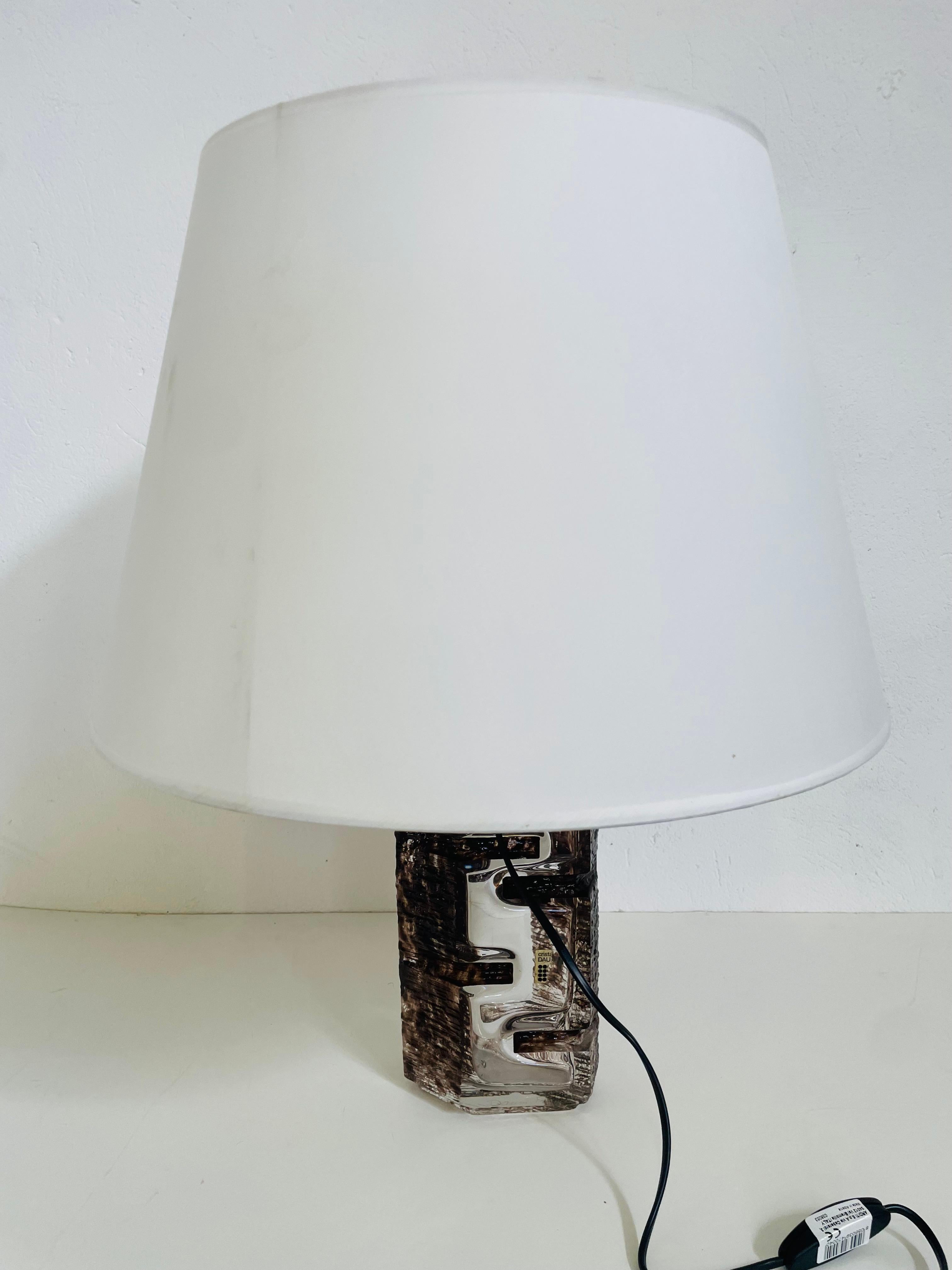 Late 20th Century Lampe à poser ARGOS de César Baldaccini pour Daum en vente