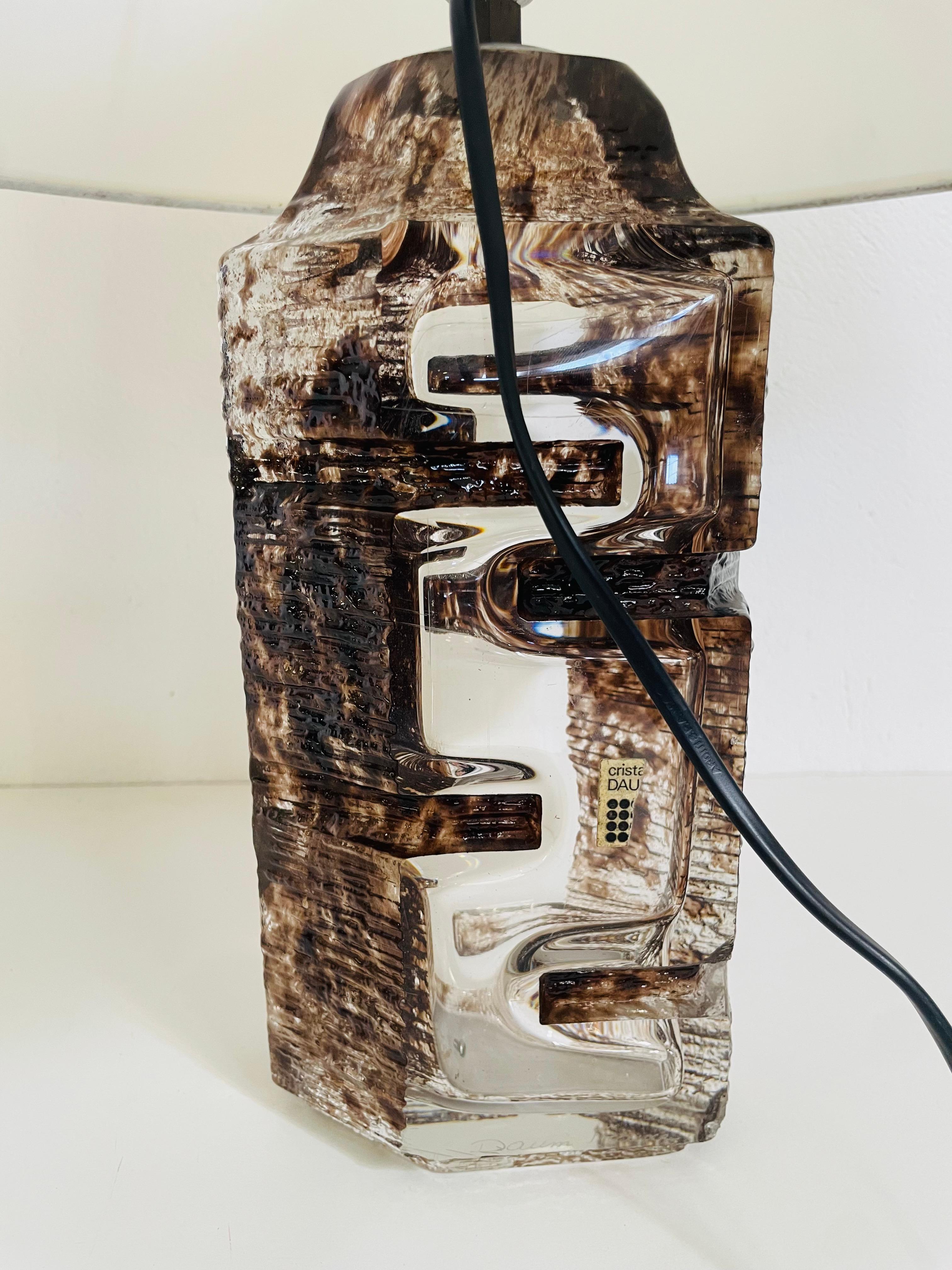 Verre Lampe à poser ARGOS de César Baldaccini pour Daum en vente