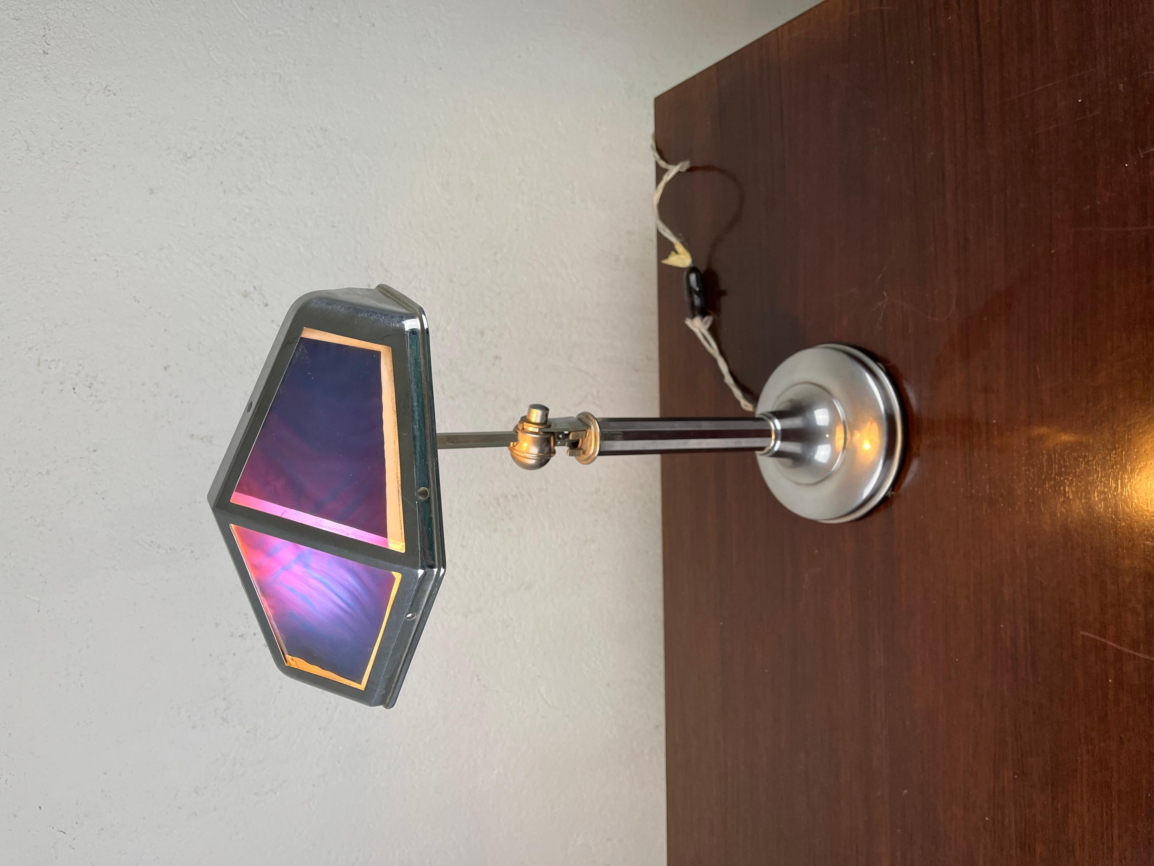 French Art Deco Pirouette 1930s' table lamp For Sale 4