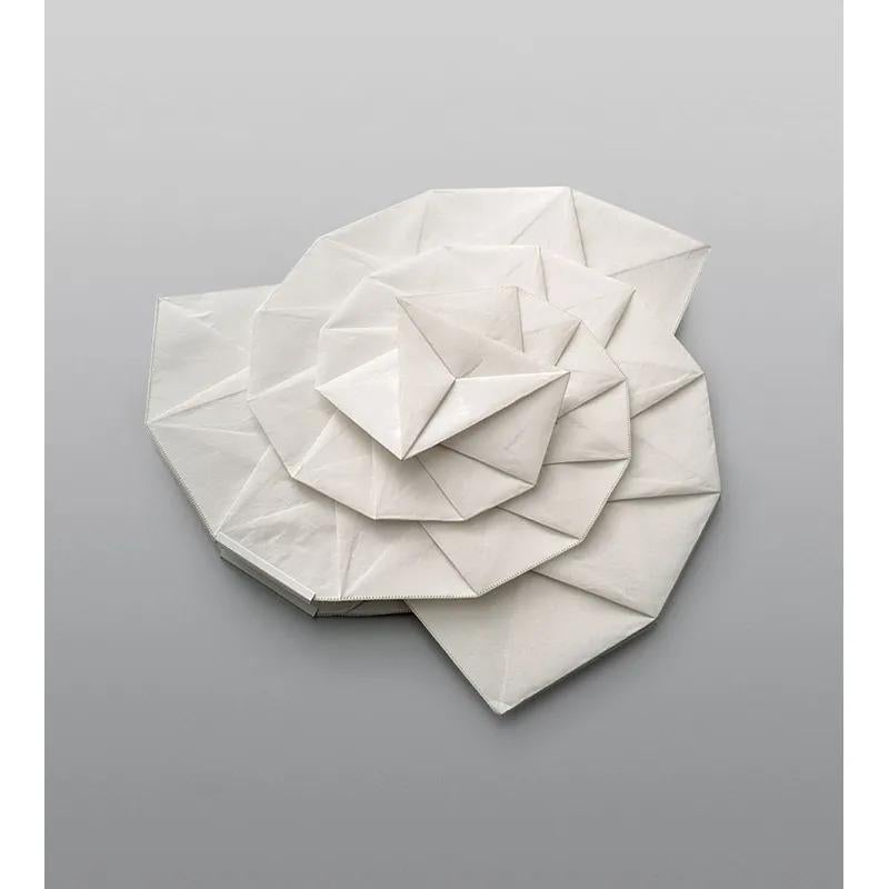 Aluminium Lampe de table Artemide Modèle Mendori IN-EI par Issey Miyake avec la collaboration