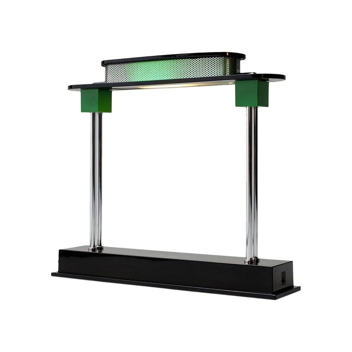 Artemide Lámpara de Mesa Modelo Pausania TW Led de Ettore Sottsass. Resina