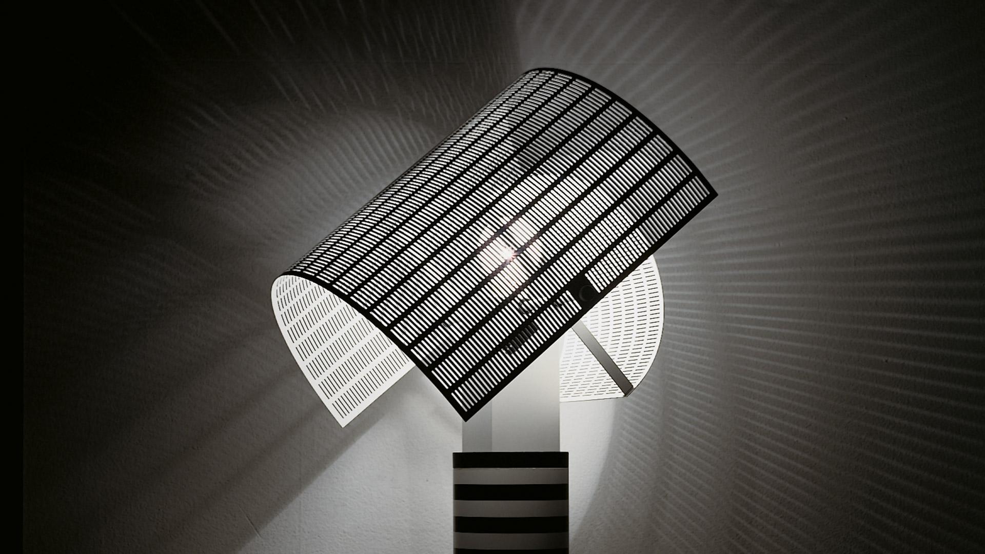 Lámpara de mesa Artemide Model Shogun de Mario Botta Italian