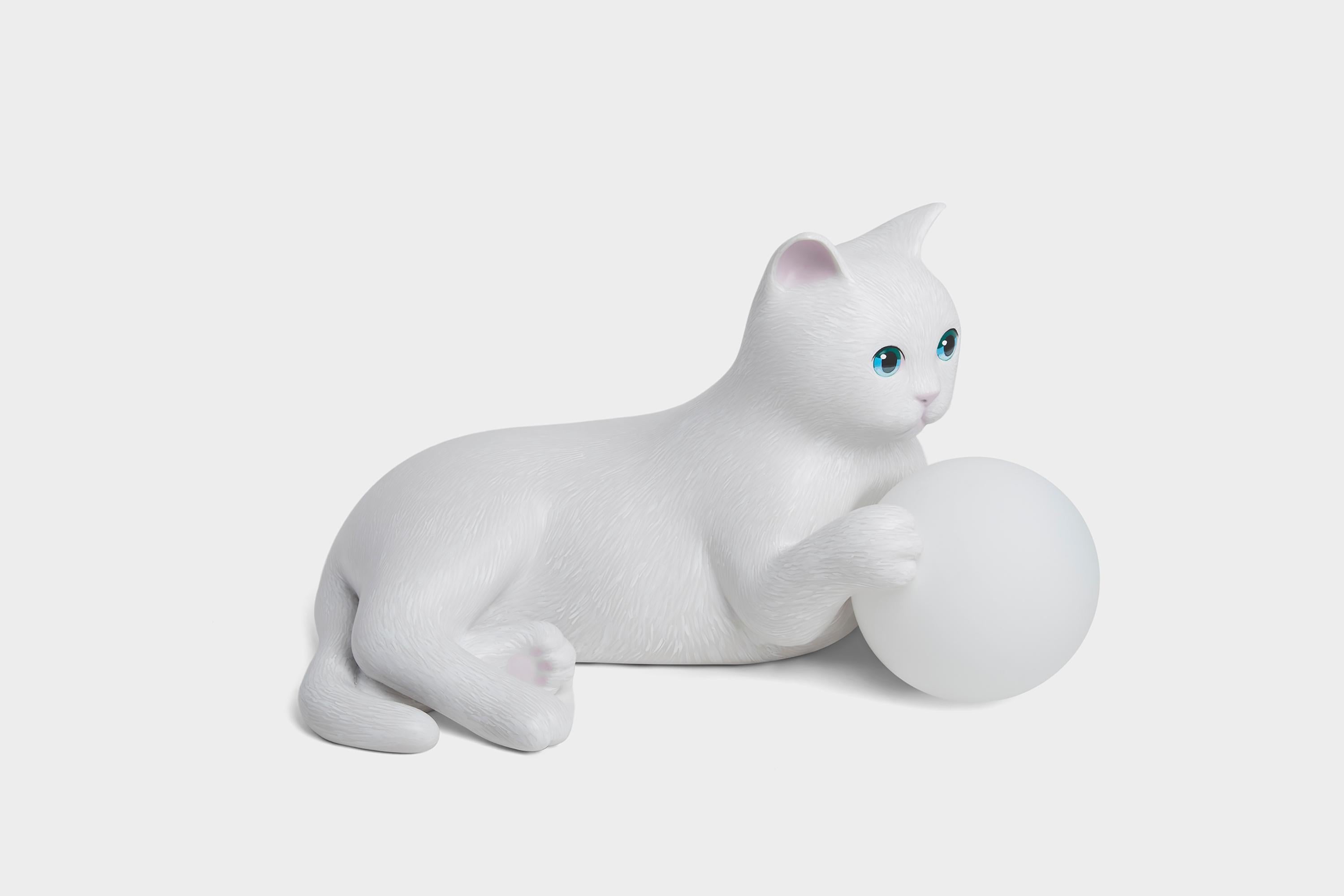 Lampada da tavolo Birba Einzigartiges Stück Handbemalt di Pet Therapy Design, Italia (Italienisch) im Angebot