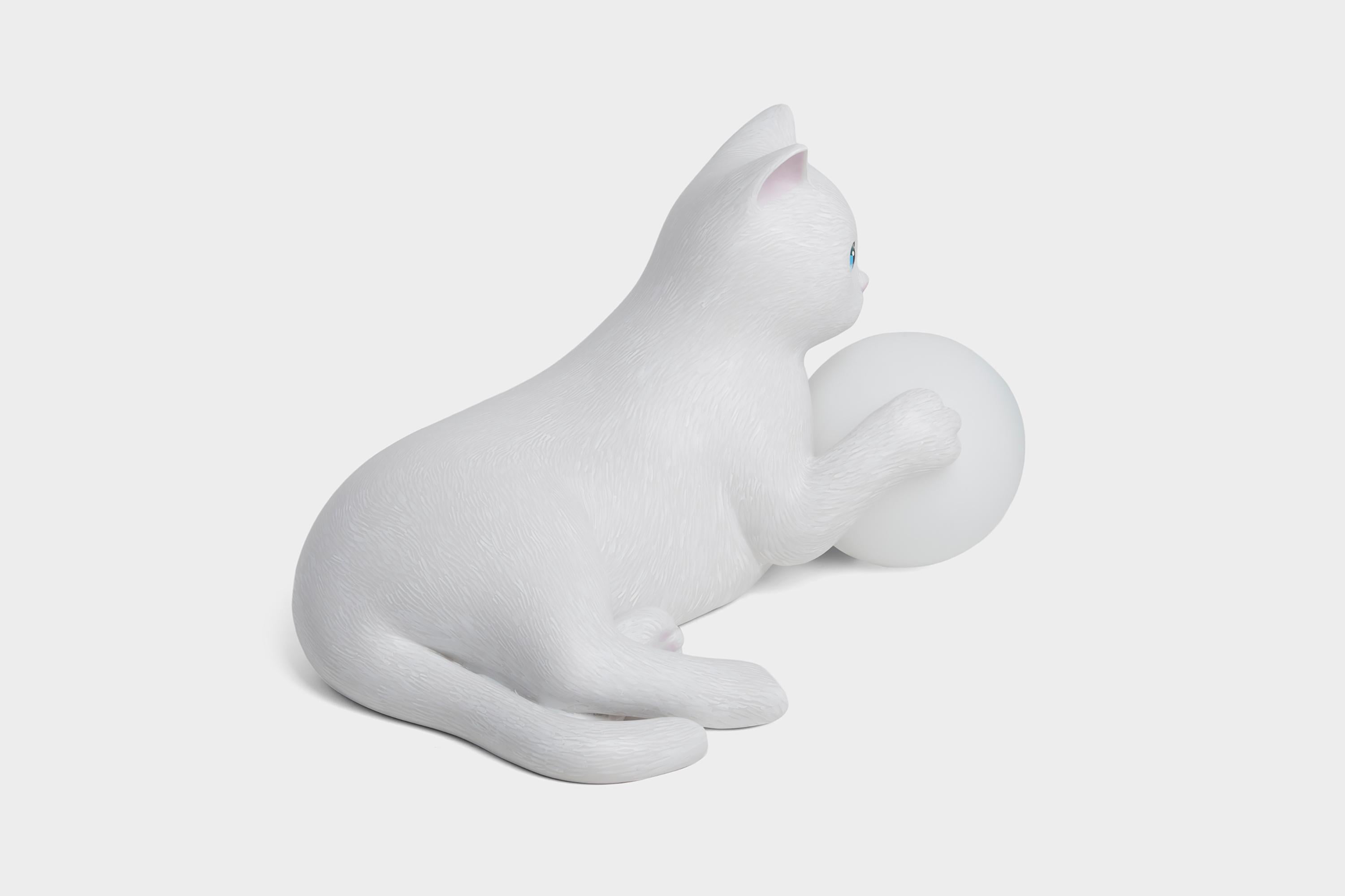 Lampada da tavolo Birba Einzigartiges Stück Handbemalt di Pet Therapy Design, Italia (21. Jahrhundert und zeitgenössisch) im Angebot