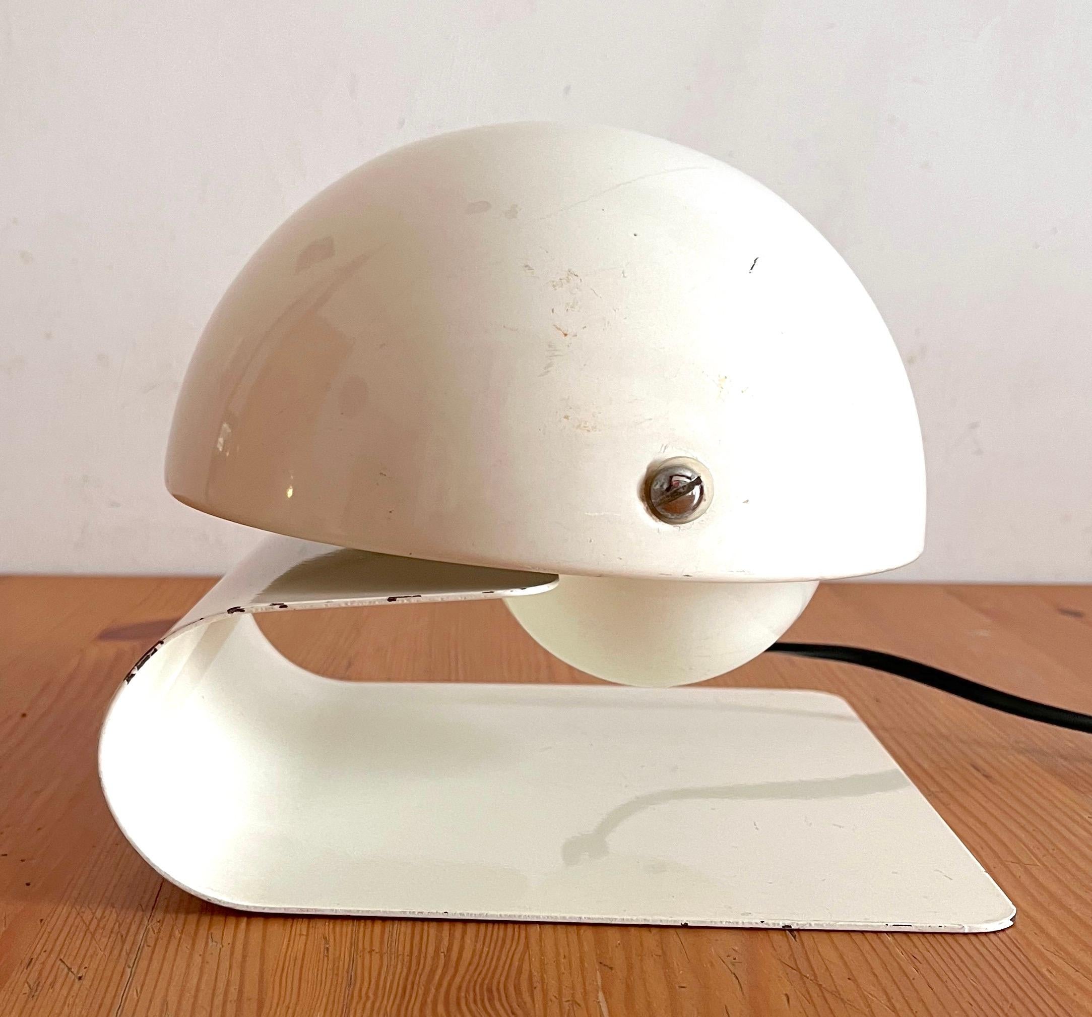 Iron Bugia table lamp by Giuseppe Cormio for Iguzzini '70 For Sale