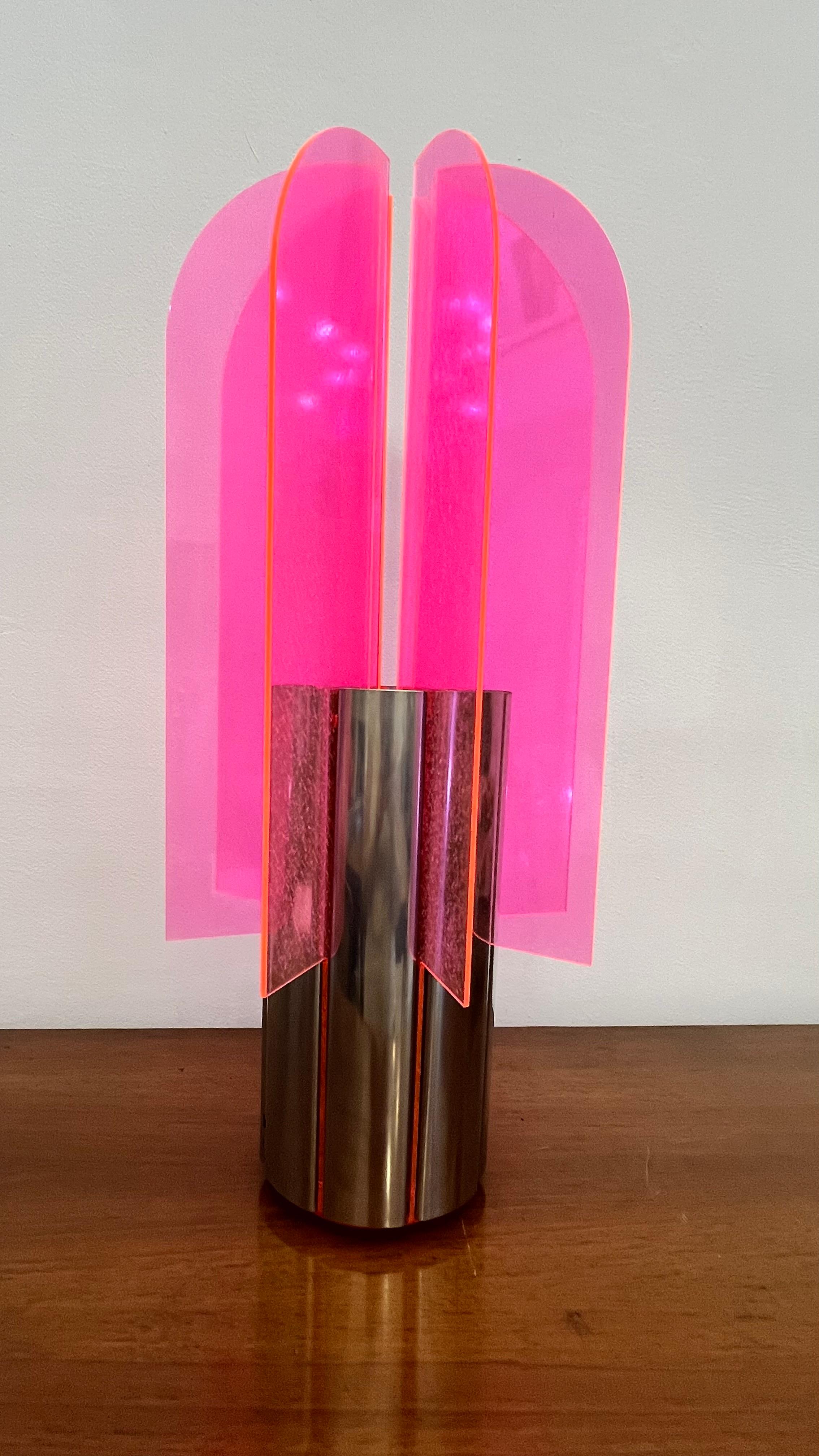 Italian Lampe de  table de cactus  par Giovanni et Gianpiero Bassi pour Studio Luce en vente