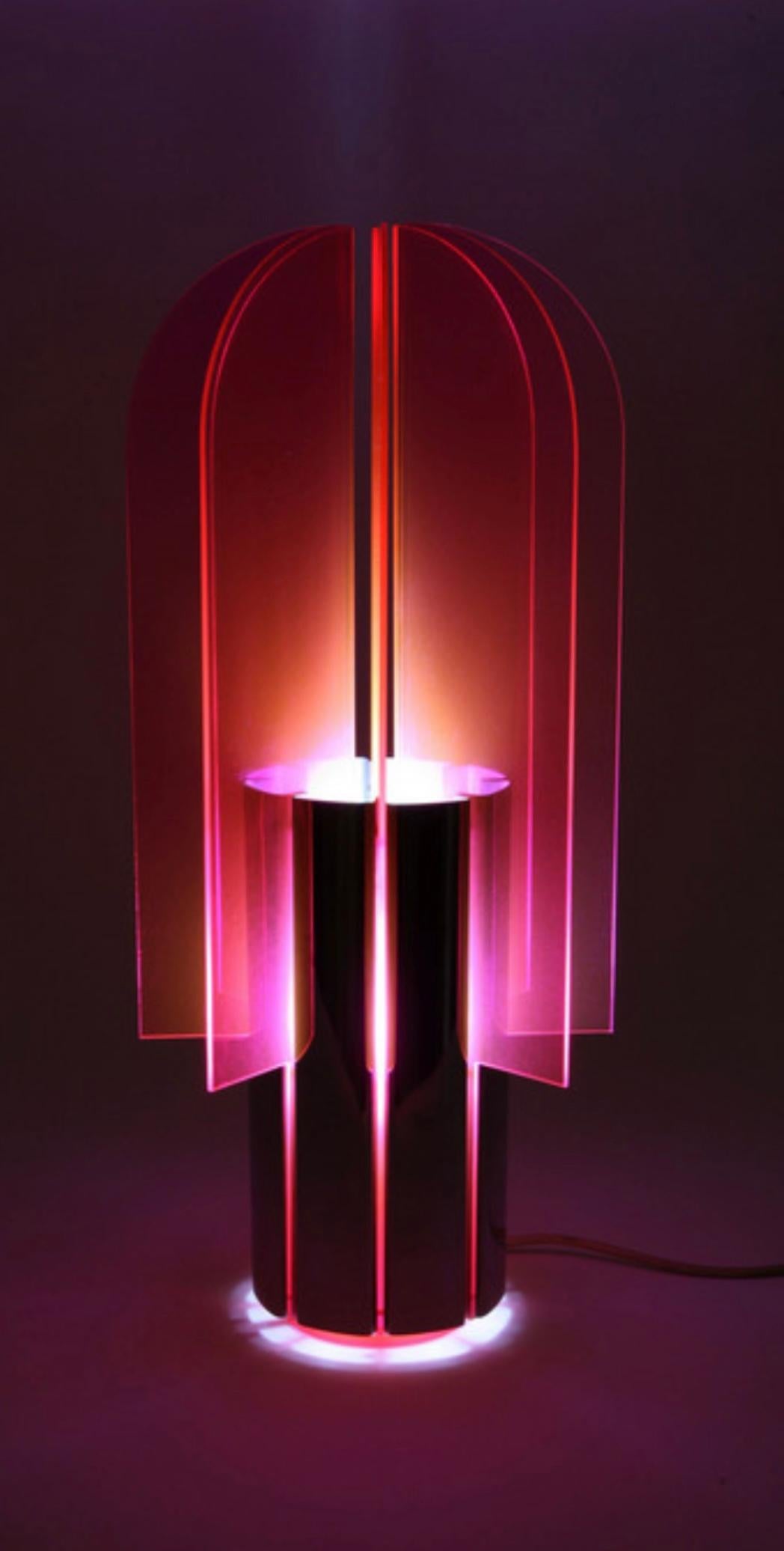 Lampe de  table de cactus  par Giovanni et Gianpiero Bassi pour Studio Luce Bon état - En vente à Cerignola, IT