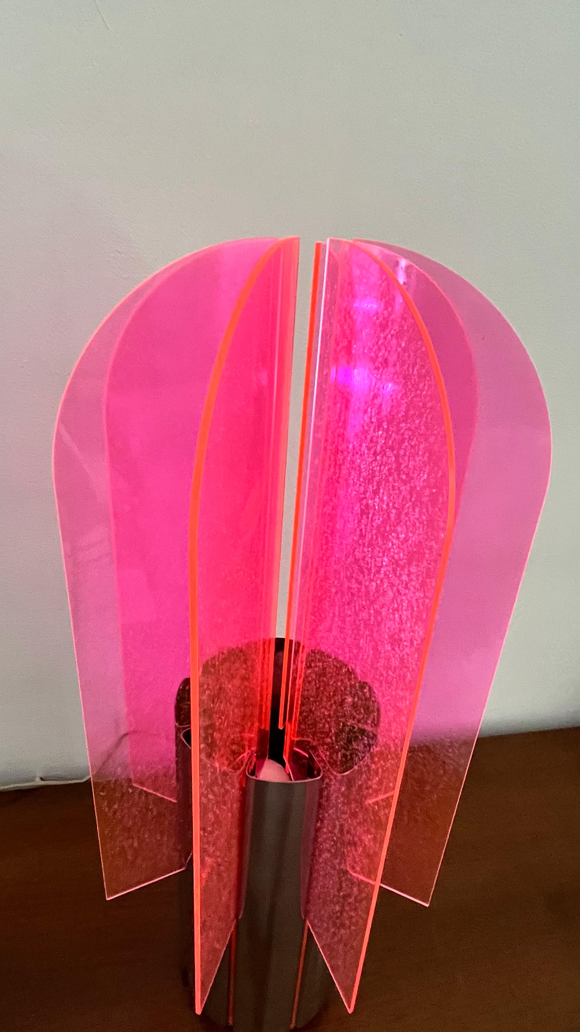 Mid-20th Century Lampe de  table de cactus  par Giovanni et Gianpiero Bassi pour Studio Luce en vente