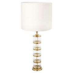 Lampe de table Canneté en ottone et vetro