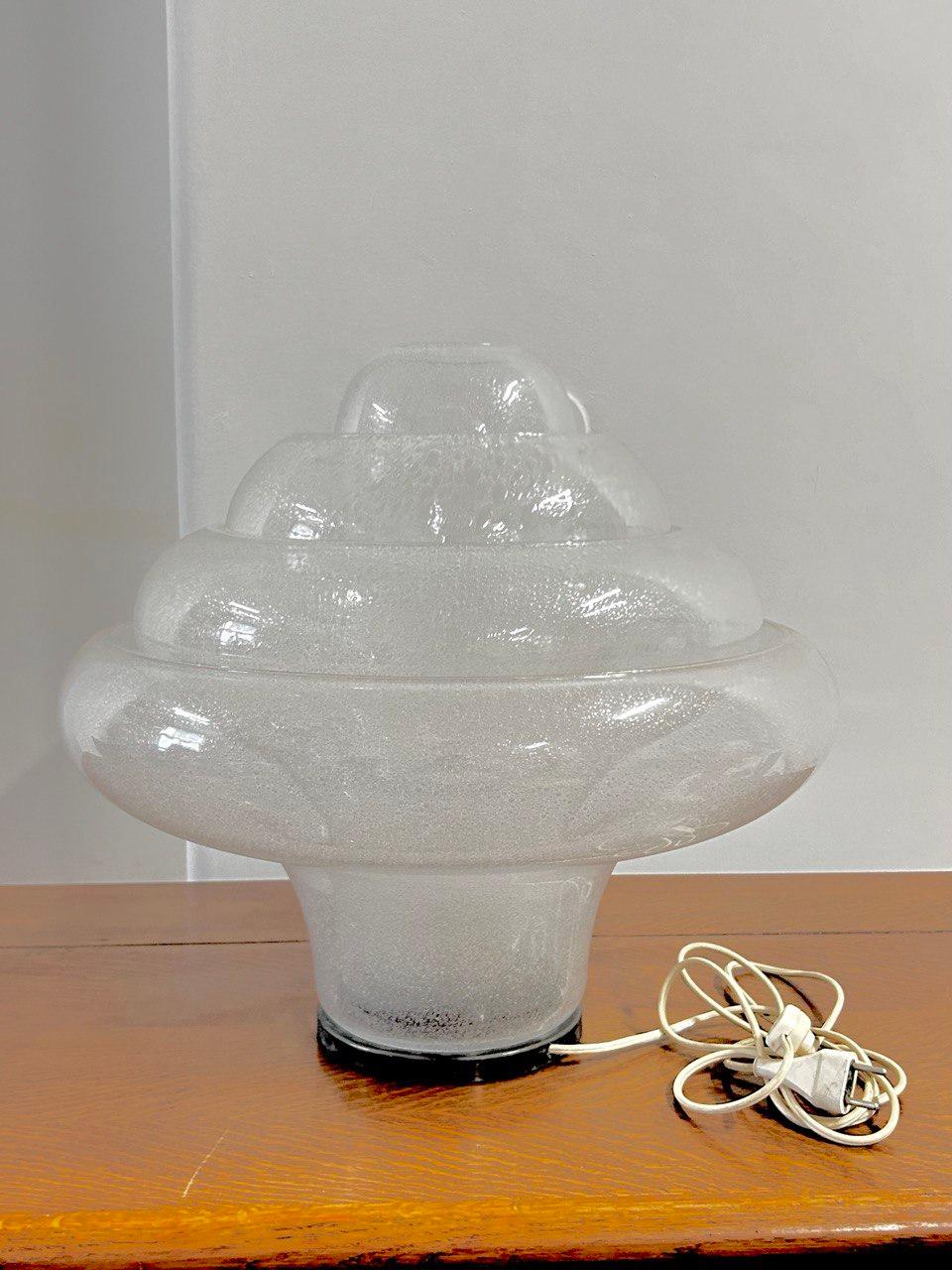 Carlo Nason LT305 Lotus Mazzega 1960 Table Lamp For Sale 5