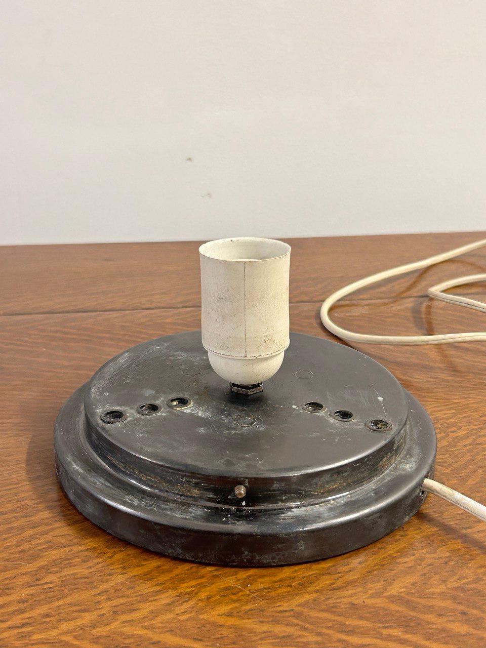Mid-Century Modern Carlo Nason LT305 Lotus Mazzega 1960 Table Lamp For Sale
