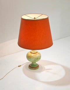 Ceramic and Brass Table Lamp production Italy 1960/70 Mid-Century Modern