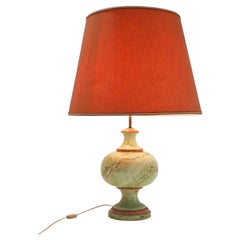 Ceramic and Brass Table Lamp production Italy 1960/70 Mid-Century Modern