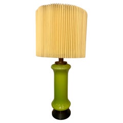 Lampada da Tavolo con Grande Vetro Verde - Stilnovo - Italia - Anni '60