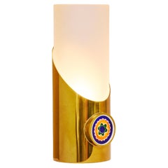 Lampada da tavolo con murrina, design di Angelo Lelii per Arredoluce, Italia