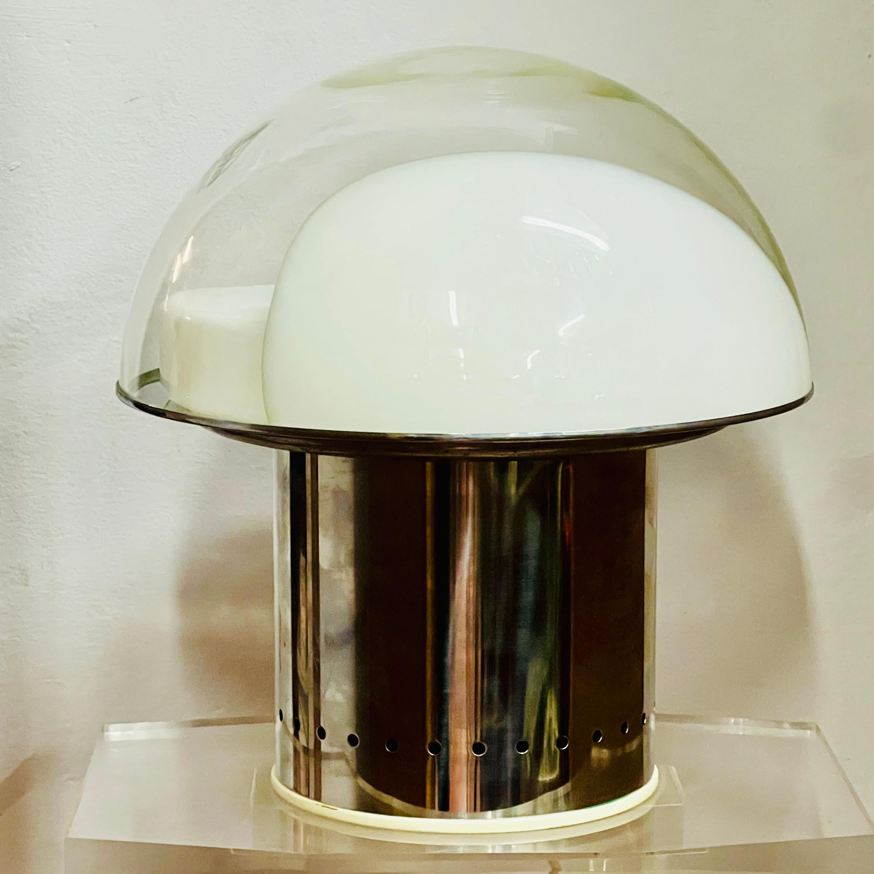 Lámpara de Sobremesa con Murrina Atrib. a Angelo Brotto - Italia - Años 70 Italian en venta