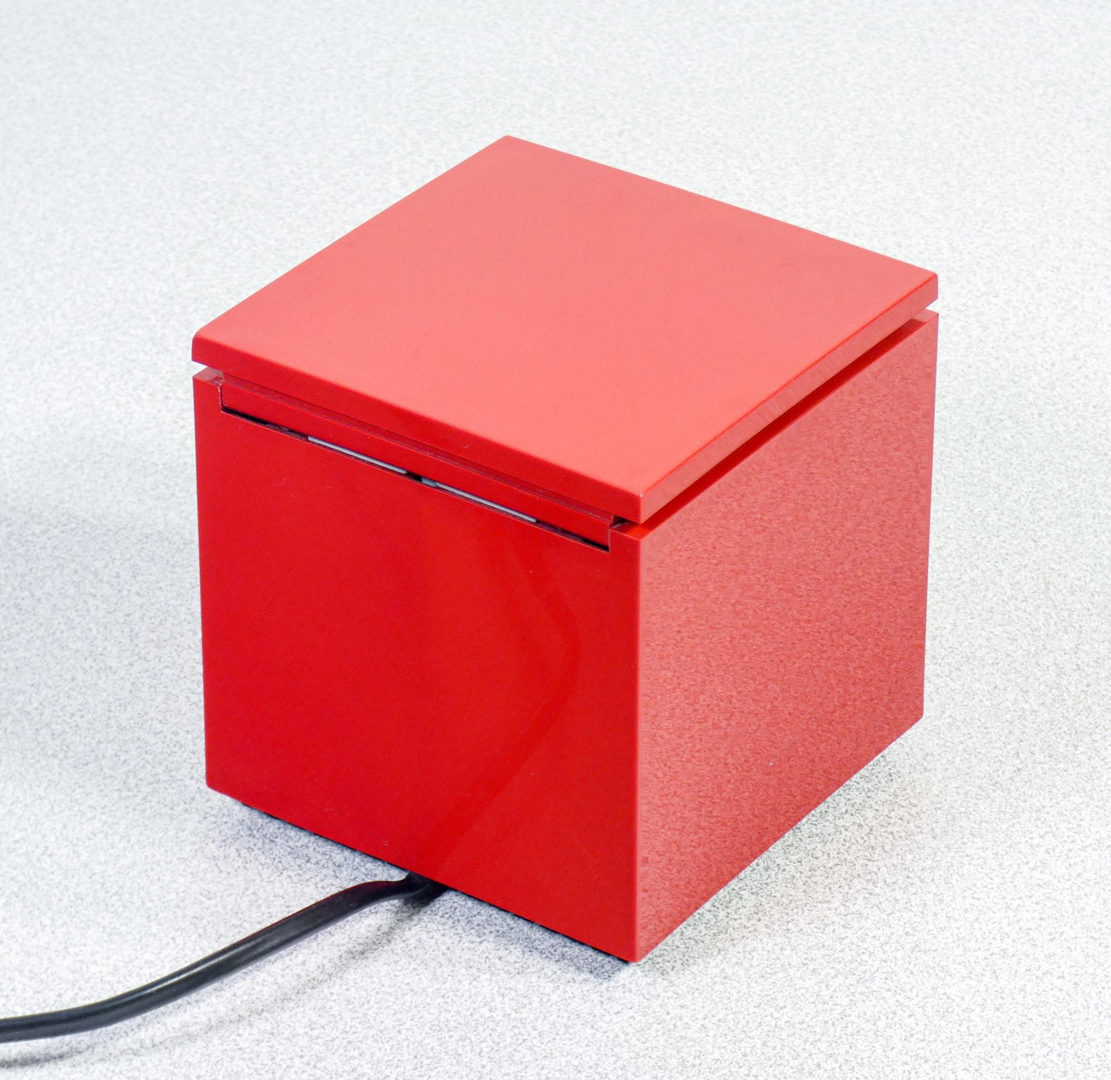 Cuboluce table lamp, design BETTONICA & MELOCCHI for CINI & NILS. 1970s For Sale 1