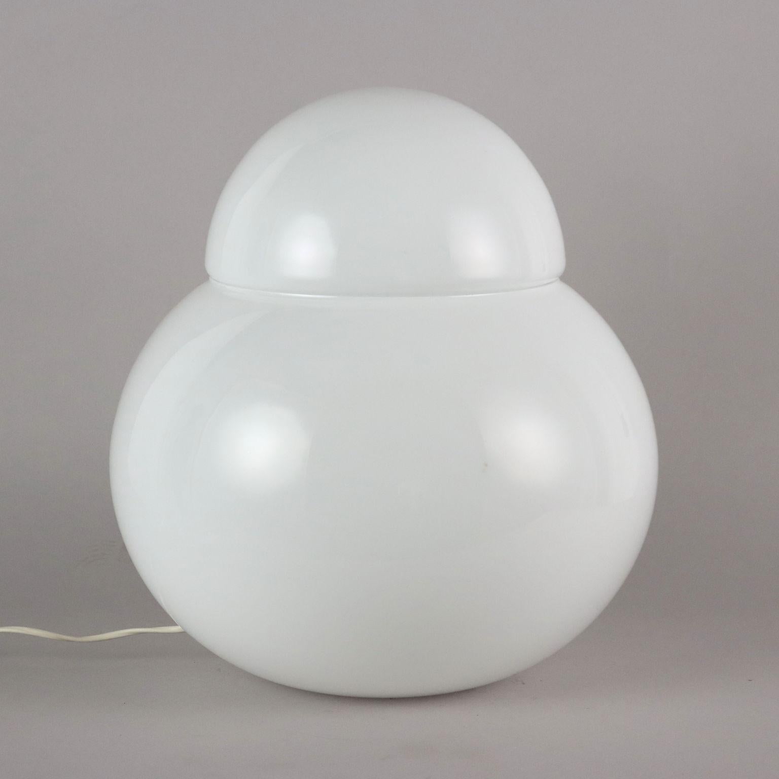 Lámpara de mesa 'Daruma' Grande by Sergio Asti for Candle 1970s Italiano en venta