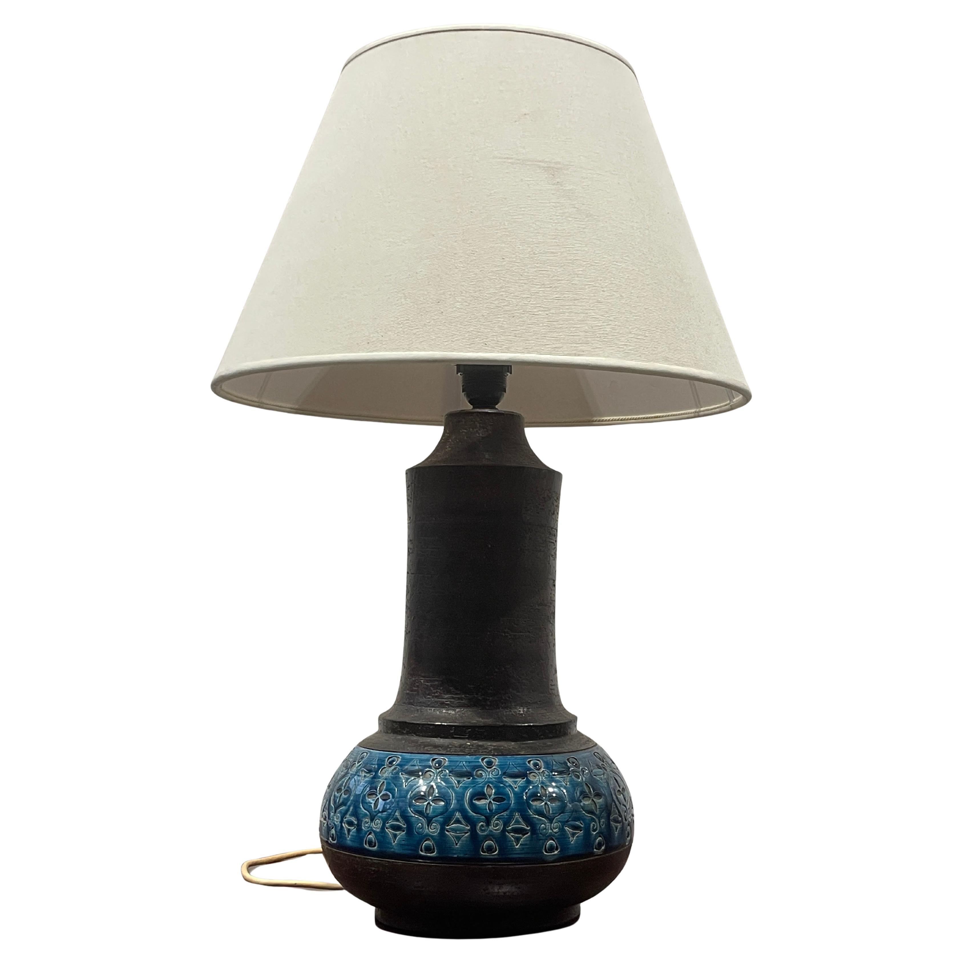 Table lamp by Aldo Londi for Bitossi ceramiche, 1970s For Sale