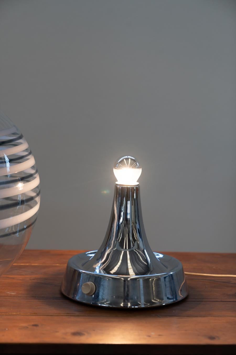Blown Glass table lamp by Gino Vistosi  For Sale