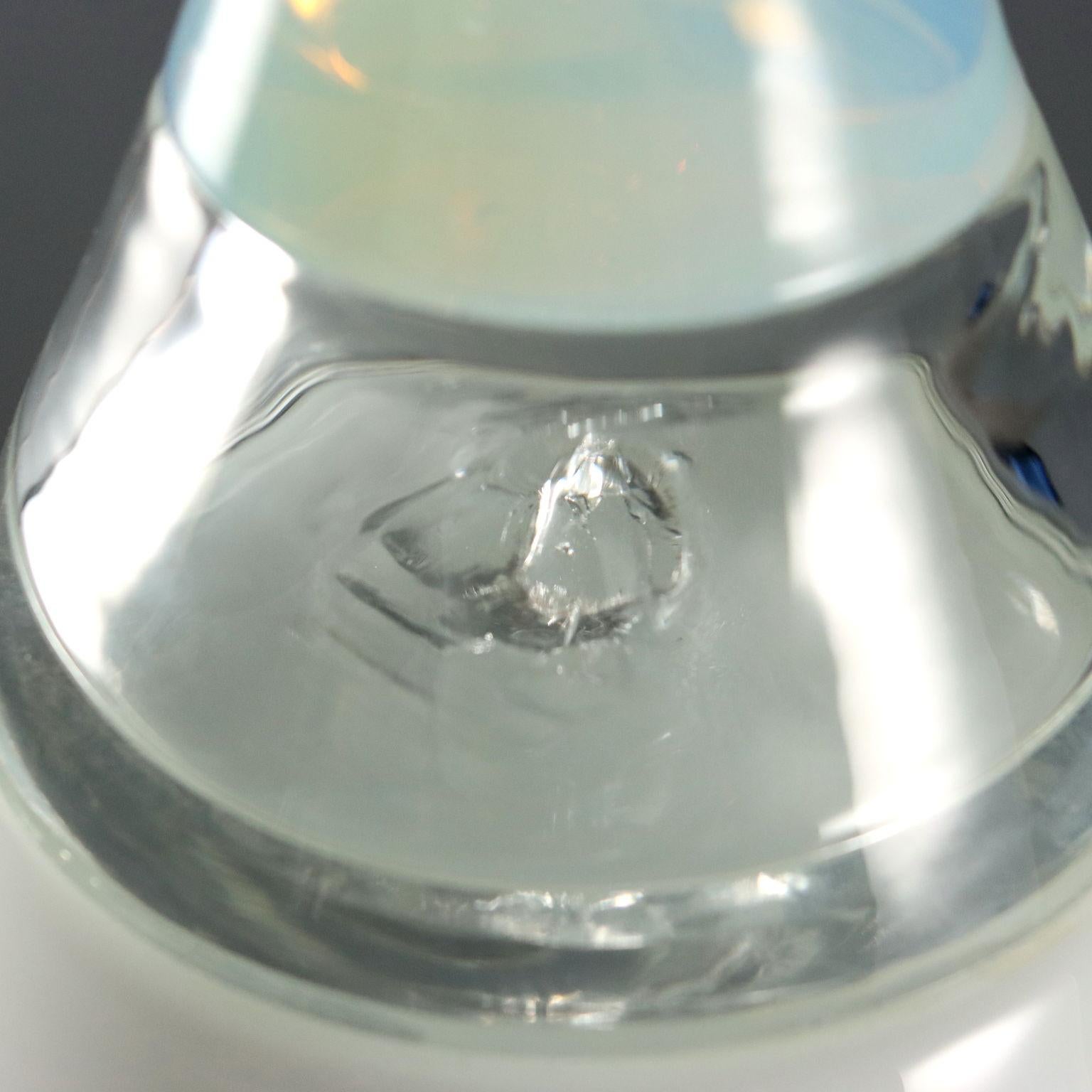 Glass Lampada da tavolo di Giusto Toso per Leucos, Anni 70 For Sale