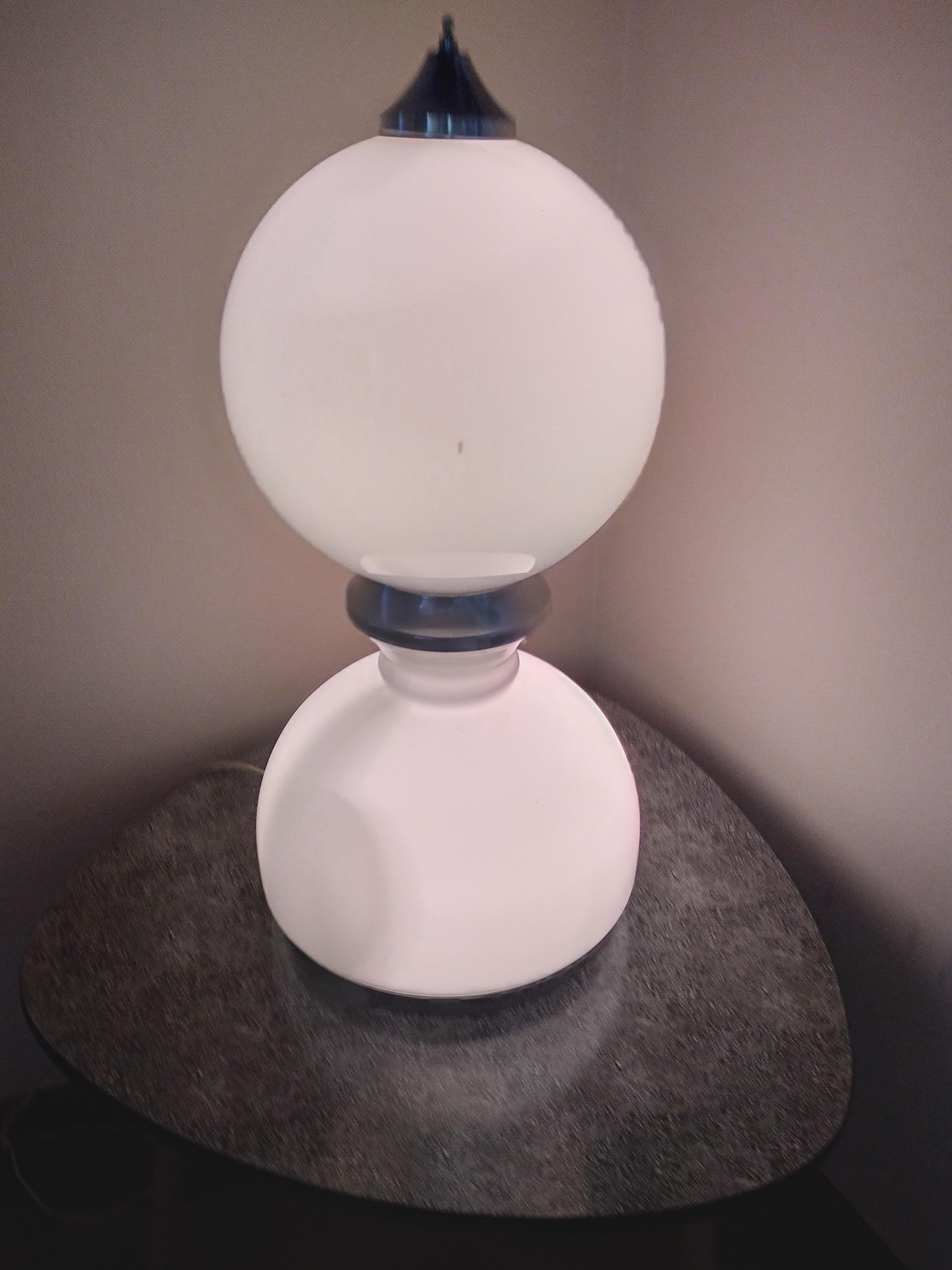 Table Lamp by Reggiani  in Murano Glass Italy 1960  For Sale 7