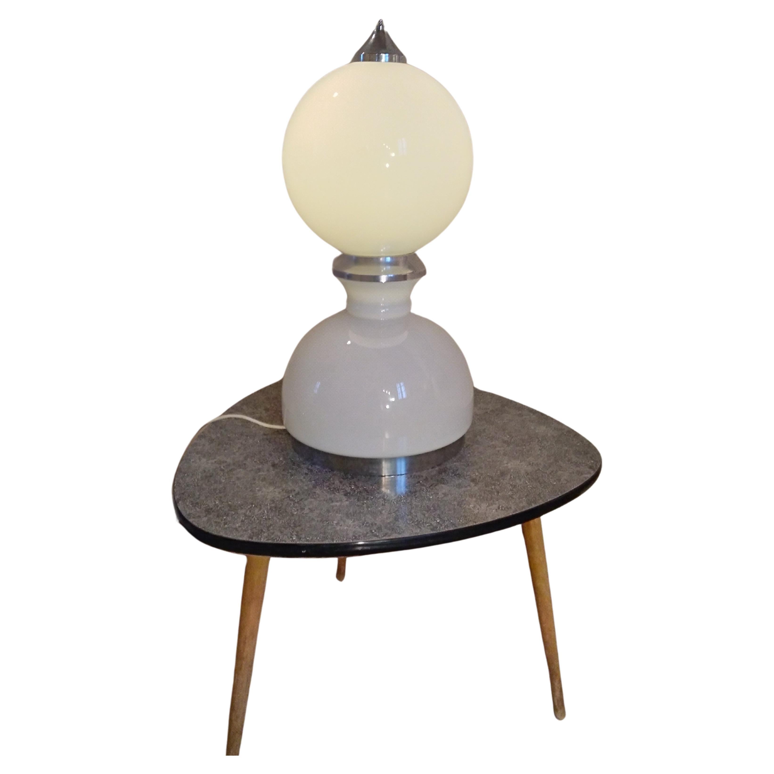 Mid-Century Modern Lampada da tavolo di Reggiani  in Vetro Murano Italia 1960  For Sale