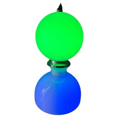 Lampada da tavolo di Reggiani in Vetro Murano Italia 1960