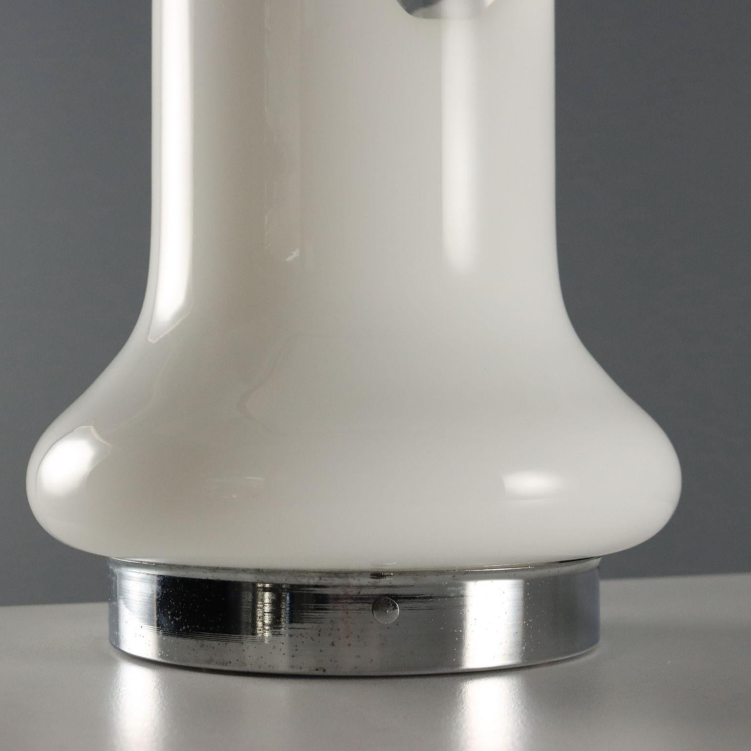 Lámpara de mesa de Roberto Pamio para Leucos, años 70 Cristal de Murano en venta